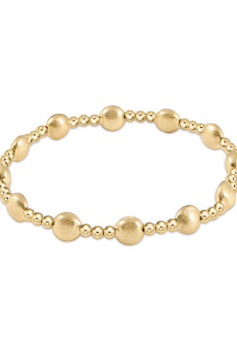 EXTENDS Honesty Sincerity 6mm Gold Bead Bracelet-260 eNewton-eNewton-The Lovely Closet, Women's Fashion Boutique in Alexandria, KY