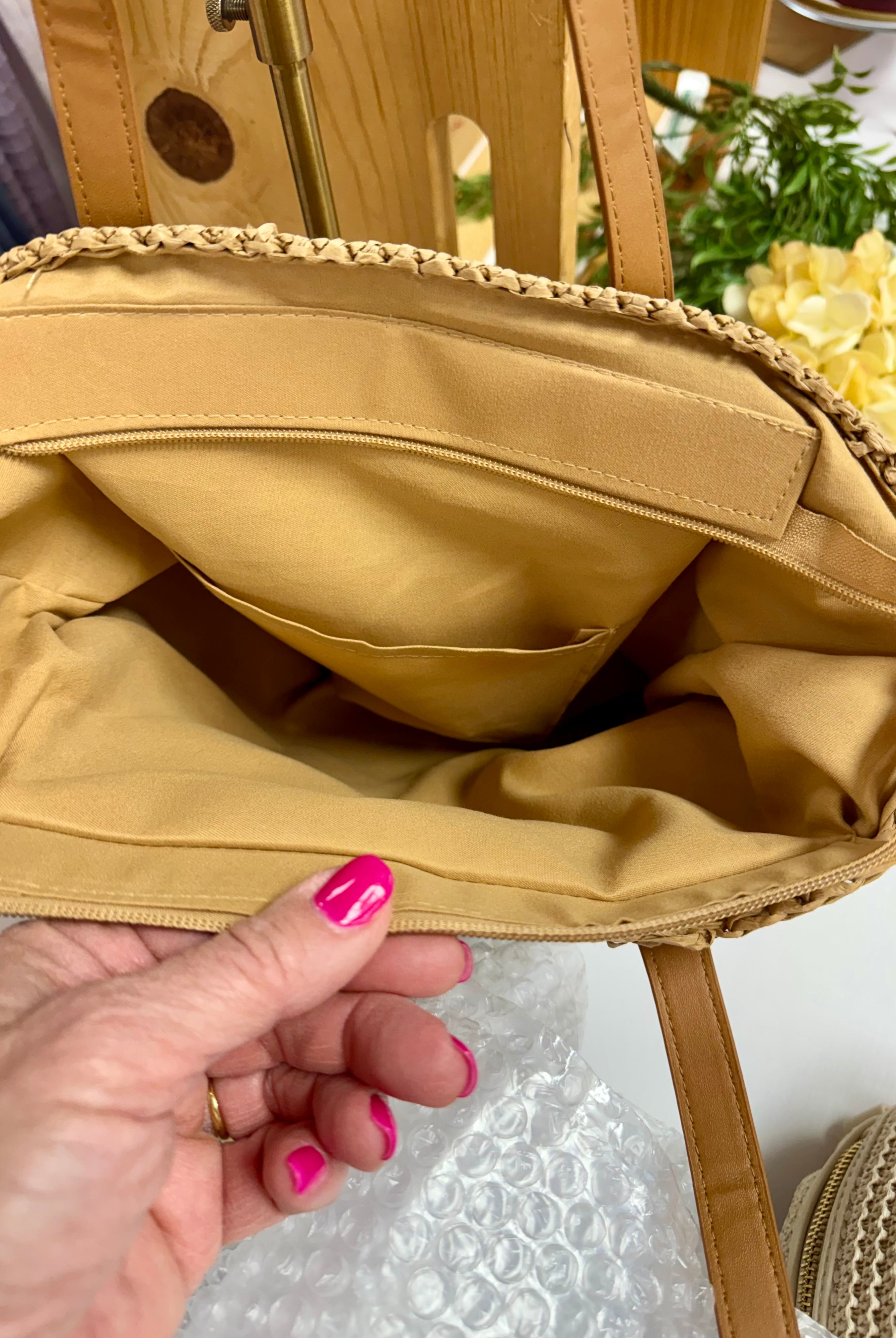 Straw Tote VMD-280 Accessories-judson-The Lovely Closet, Women's Fashion Boutique in Alexandria, KY