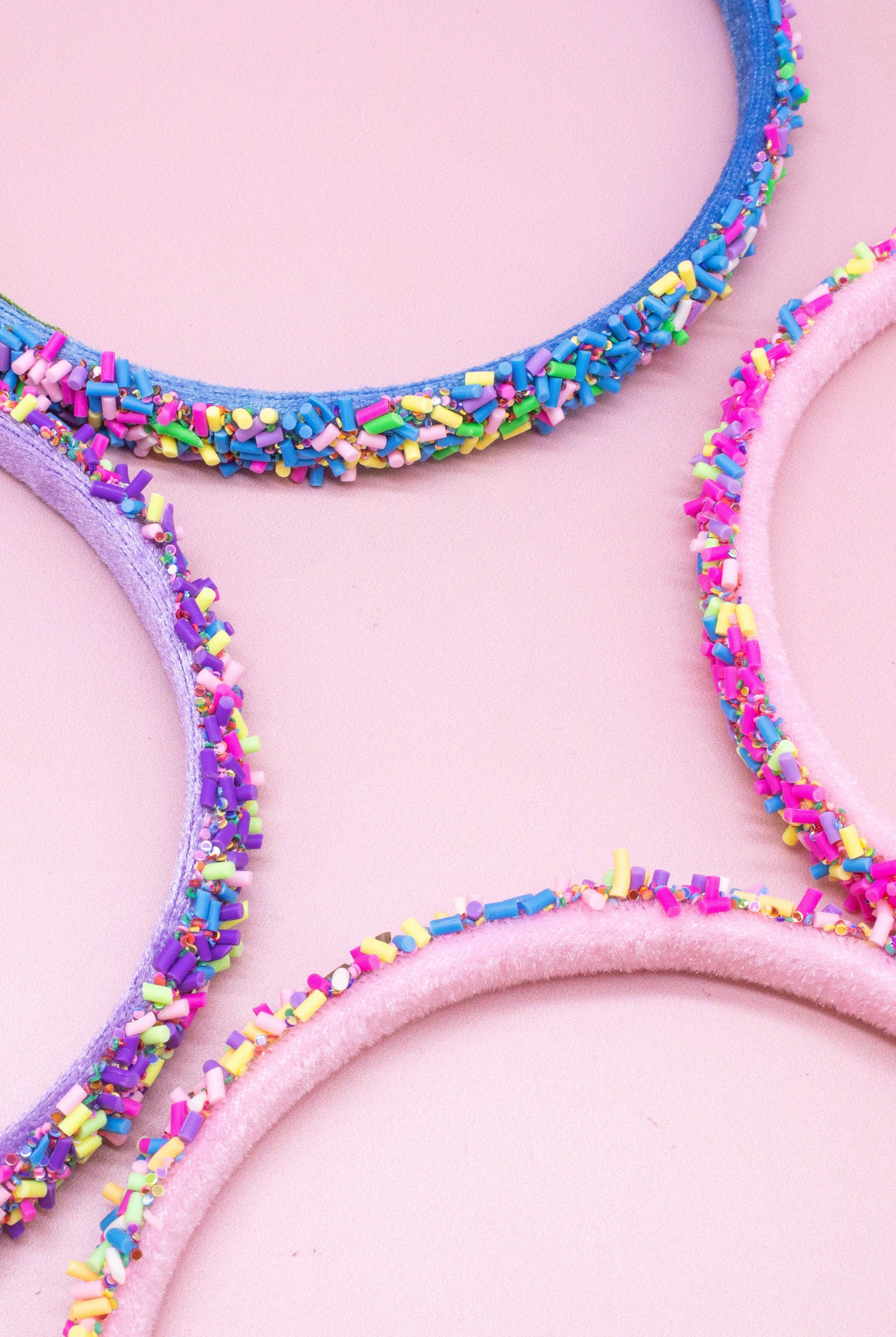 Thin Sprinkle Headband - Purple-310 Gift-Frog Sac-The Lovely Closet, Women's Fashion Boutique in Alexandria, KY