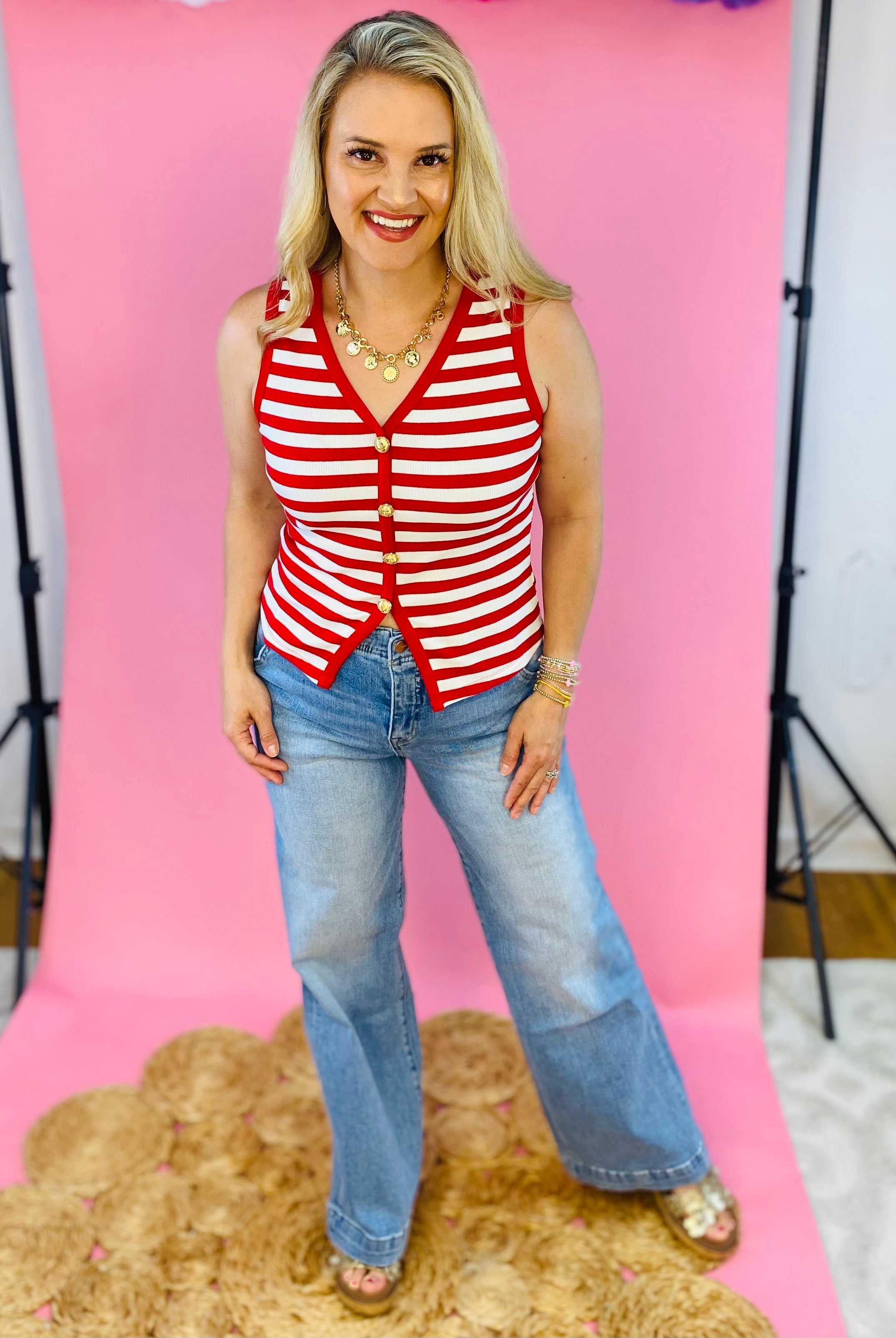 Mica Trouser Wide Leg Jeans-210 Jeans-Mica Denim-The Lovely Closet, Women's Fashion Boutique in Alexandria, KY