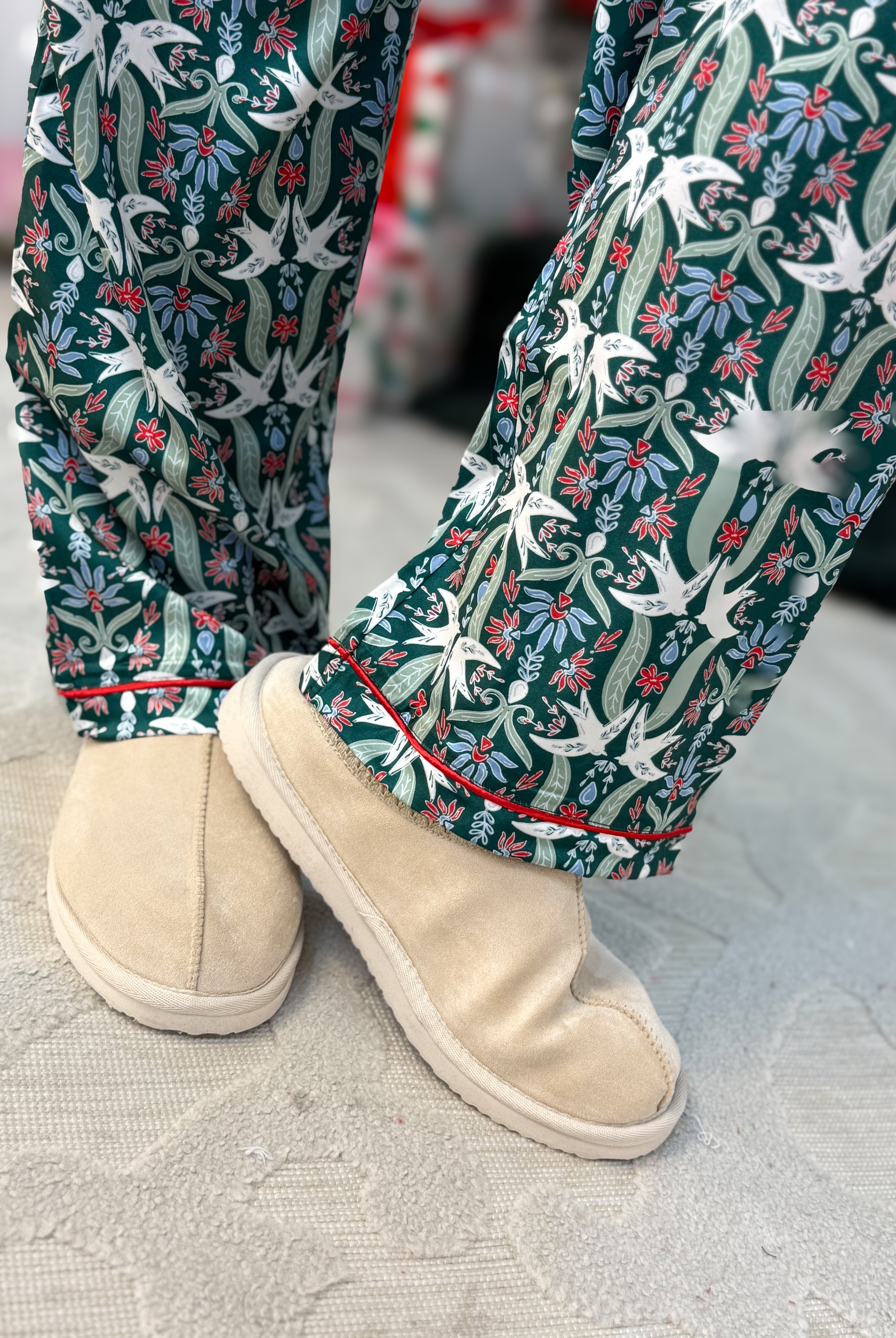 Mary Square Gossamer Wings Charlotte Satin Pant Set-350 Holiday-Mary Square-The Lovely Closet, Women's Fashion Boutique in Alexandria, KY