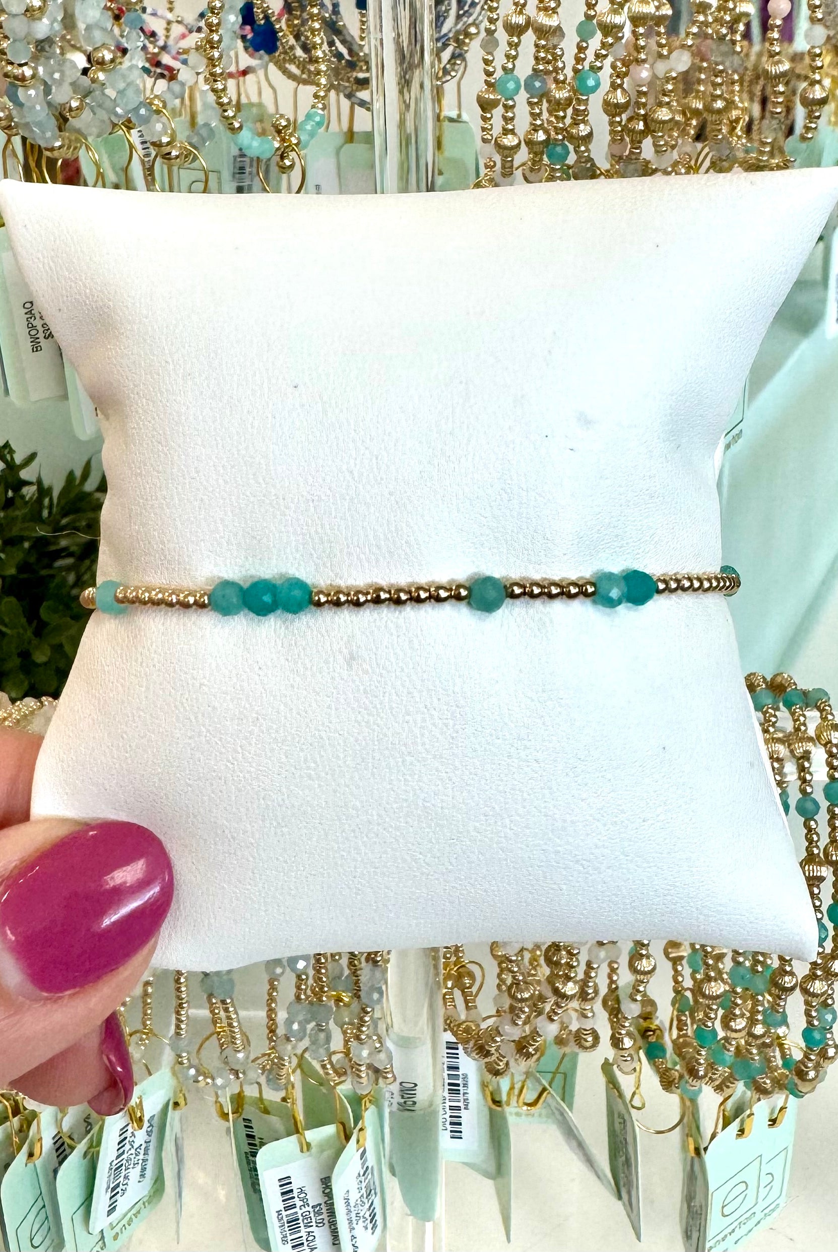 Hope Unwritten Gemstone Bracelet-260 eNewton-eNewton-The Lovely Closet, Women's Fashion Boutique in Alexandria, KY
