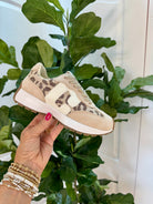 Corkys Tan Sparkle Leopard-270 Shoes-Corkys-The Lovely Closet, Women's Fashion Boutique in Alexandria, KY