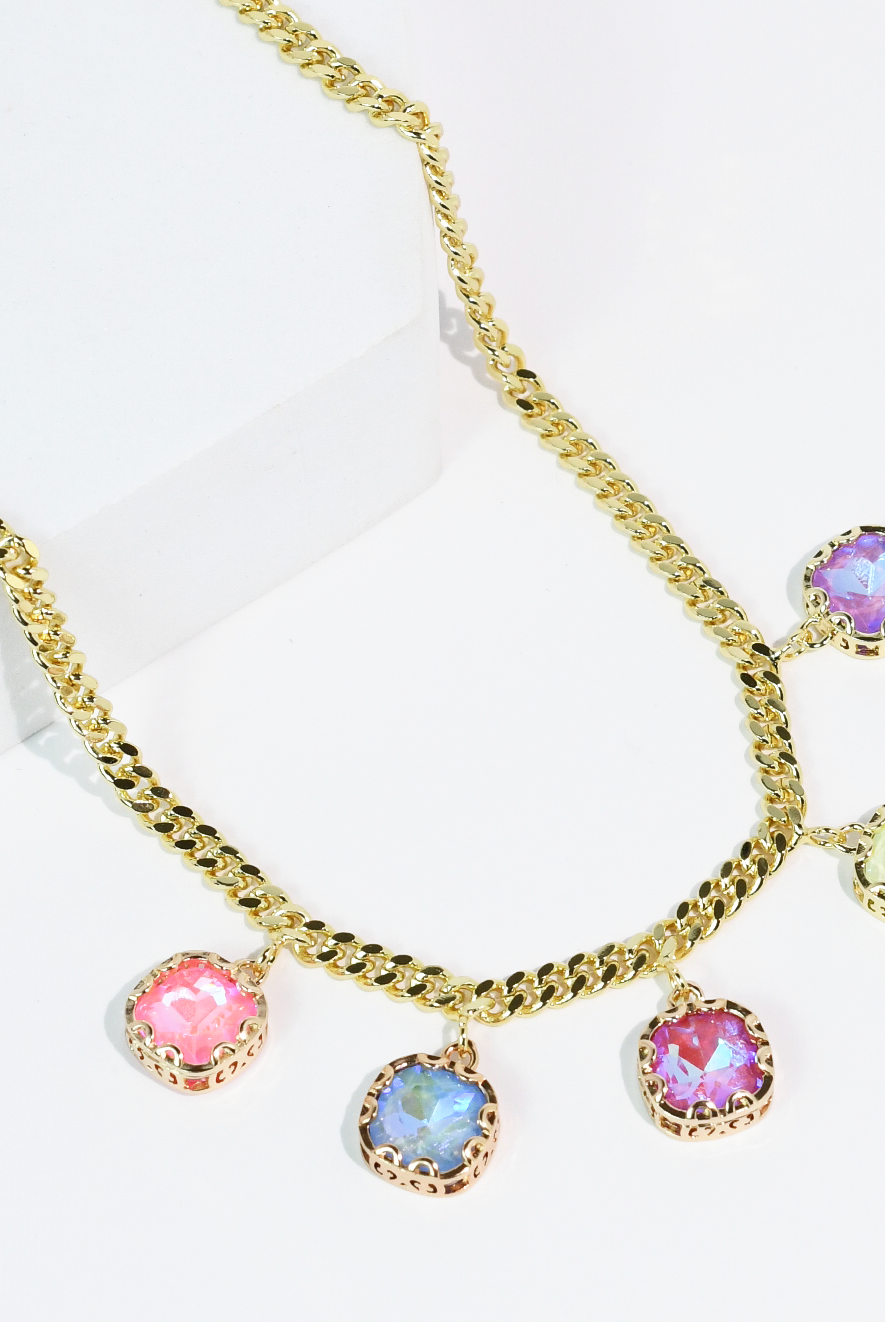 Color Bloom Necklace-250 Jewelry-Treasure Jewels Inc.-The Lovely Closet, Women's Fashion Boutique in Alexandria, KY