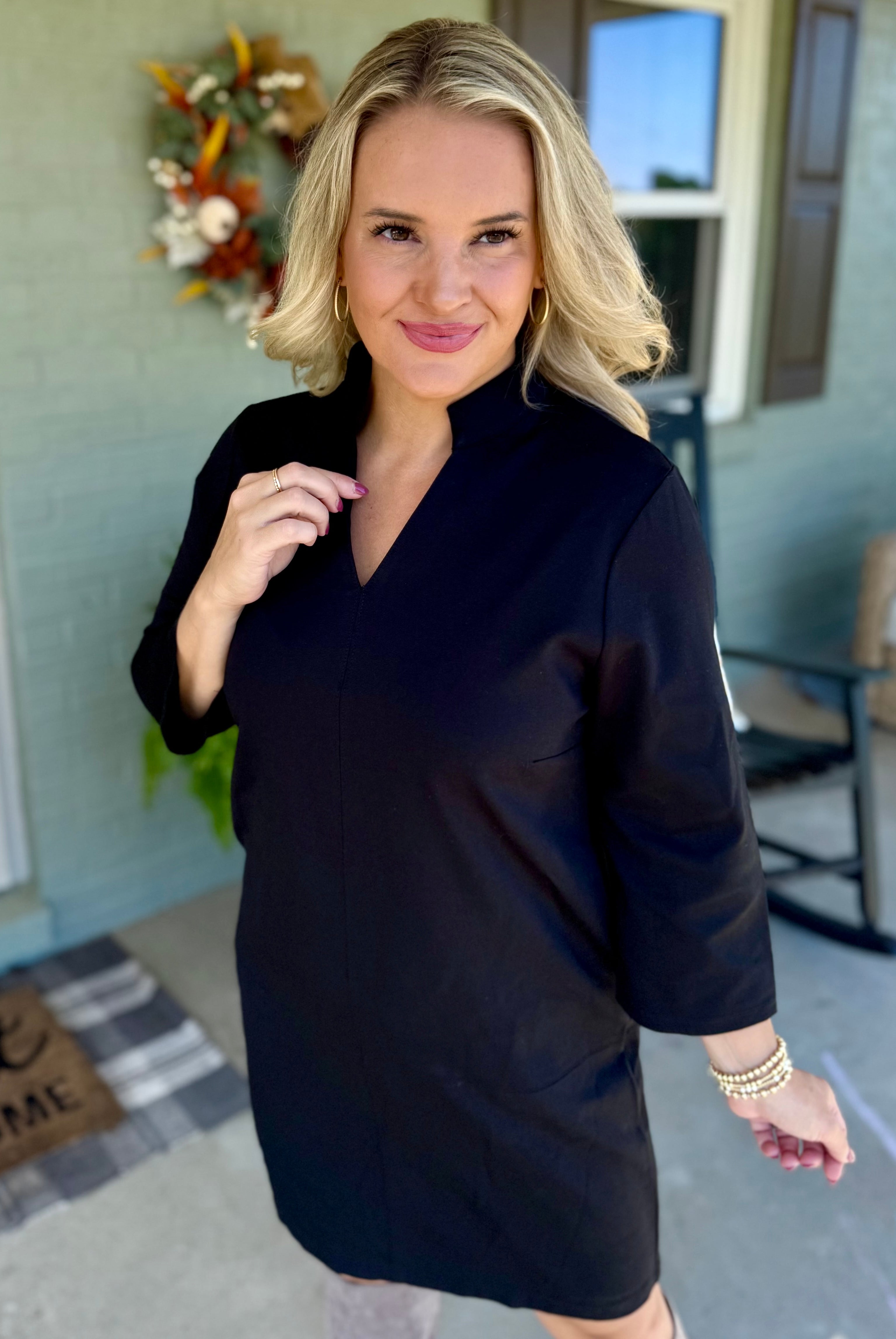 Magic A-Line Dress - Black-180 Dresses-Dear Scarlett-The Lovely Closet, Women's Fashion Boutique in Alexandria, KY