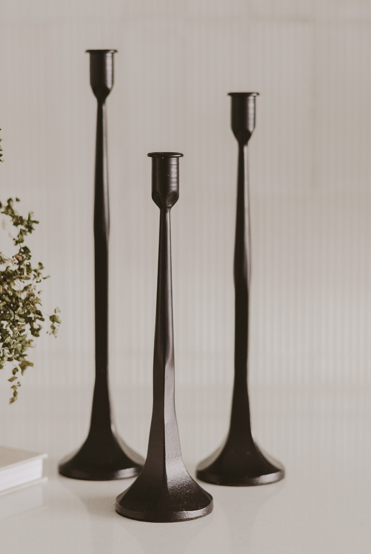 Cast Iron Taper Candle Holders, Set of 3-310 Gift-Sweet Water Decor-The Lovely Closet, Women's Fashion Boutique in Alexandria, KY