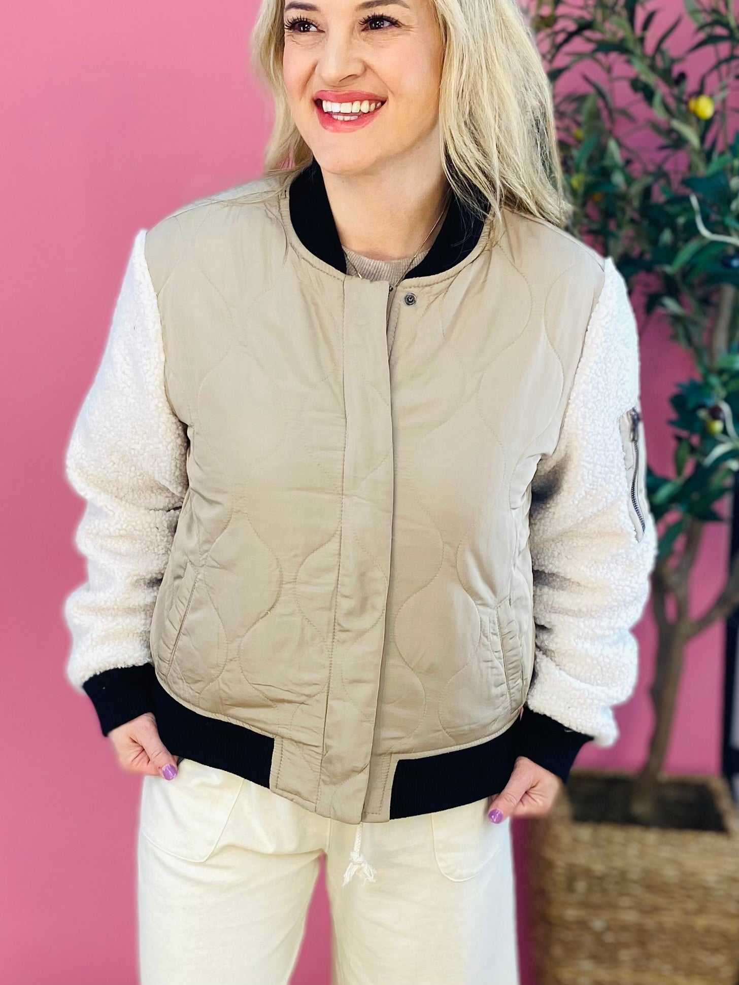The Cool Girl Bomber Jacket-999 History-The Lovely Closet-The Lovely Closet, Women's Fashion Boutique in Alexandria, KY
