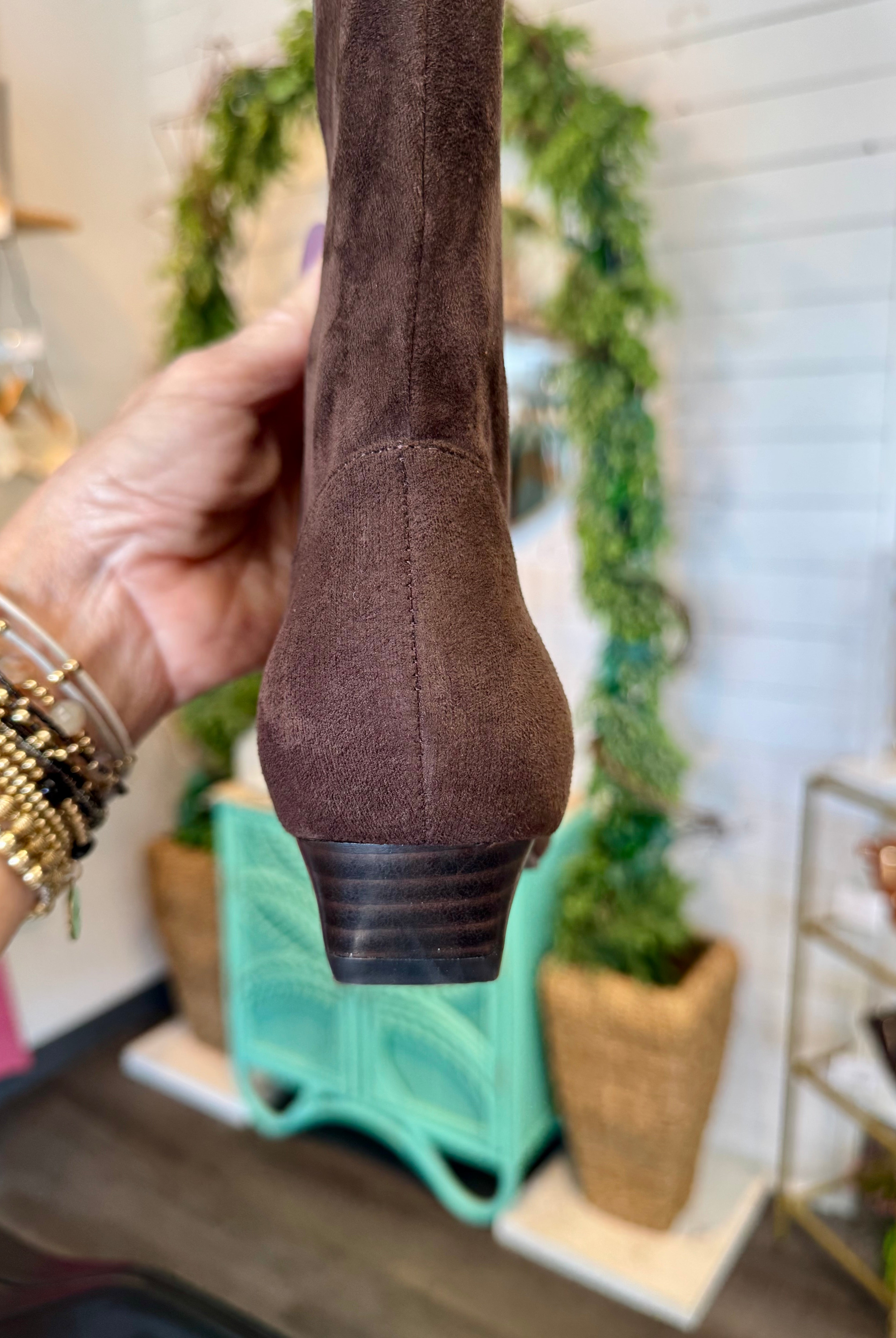 Corkys Make 'em Jealous Boot - Chocolate-270 Shoes-Corkys-The Lovely Closet, Women's Fashion Boutique in Alexandria, KY