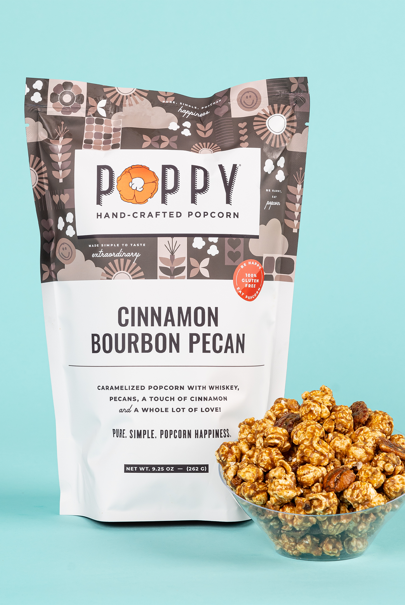 Cinnamon Bourbon Pecan Popcorn-330 Food-Poppy Hand-Crafted Popcorn-The Lovely Closet, Women's Fashion Boutique in Alexandria, KY