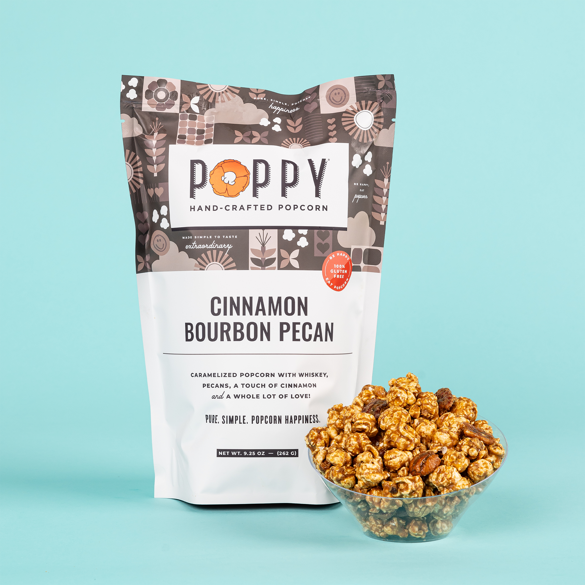 Cinnamon Bourbon Pecan Popcorn-330 Food-Poppy Hand-Crafted Popcorn-The Lovely Closet, Women's Fashion Boutique in Alexandria, KY
