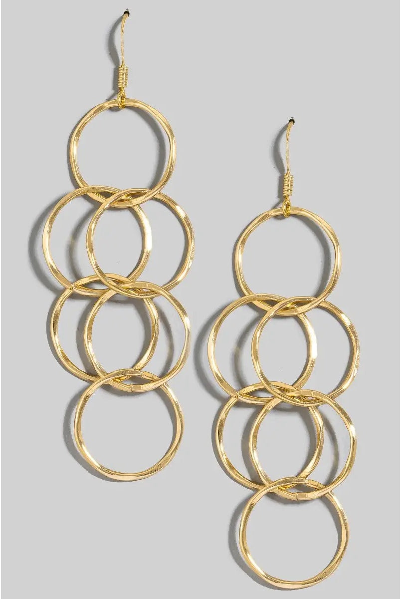 Gold Hoops Earrings-250 Jewelry-Fame-The Lovely Closet, Women's Fashion Boutique in Alexandria, KY