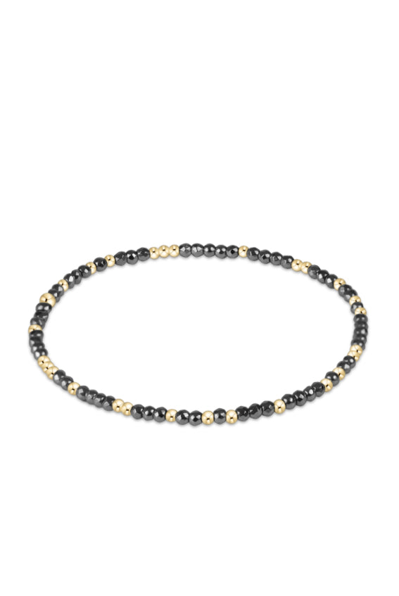 Hope Unwritten Silver Hematite 2mm-260 eNewton-eNewton-The Lovely Closet, Women's Fashion Boutique in Alexandria, KY