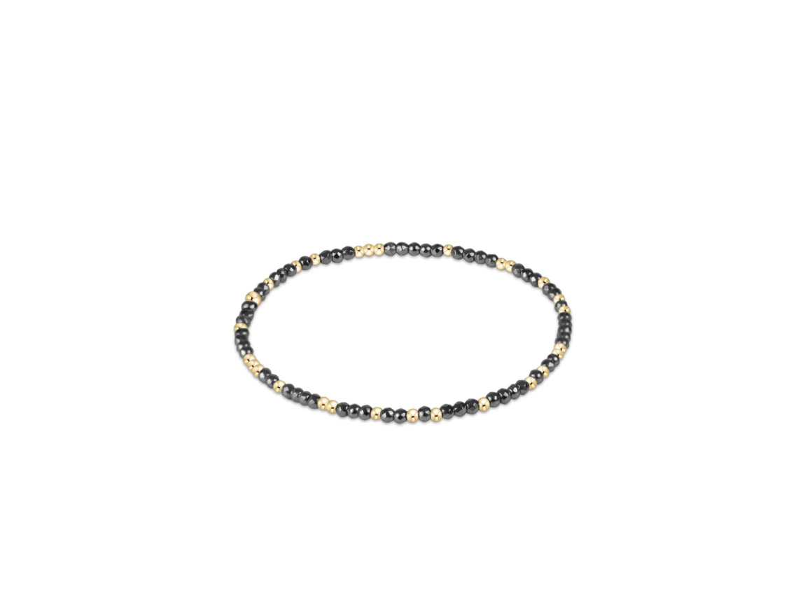 Hope Unwritten Silver Hematite 2mm-260 eNewton-eNewton-The Lovely Closet, Women's Fashion Boutique in Alexandria, KY