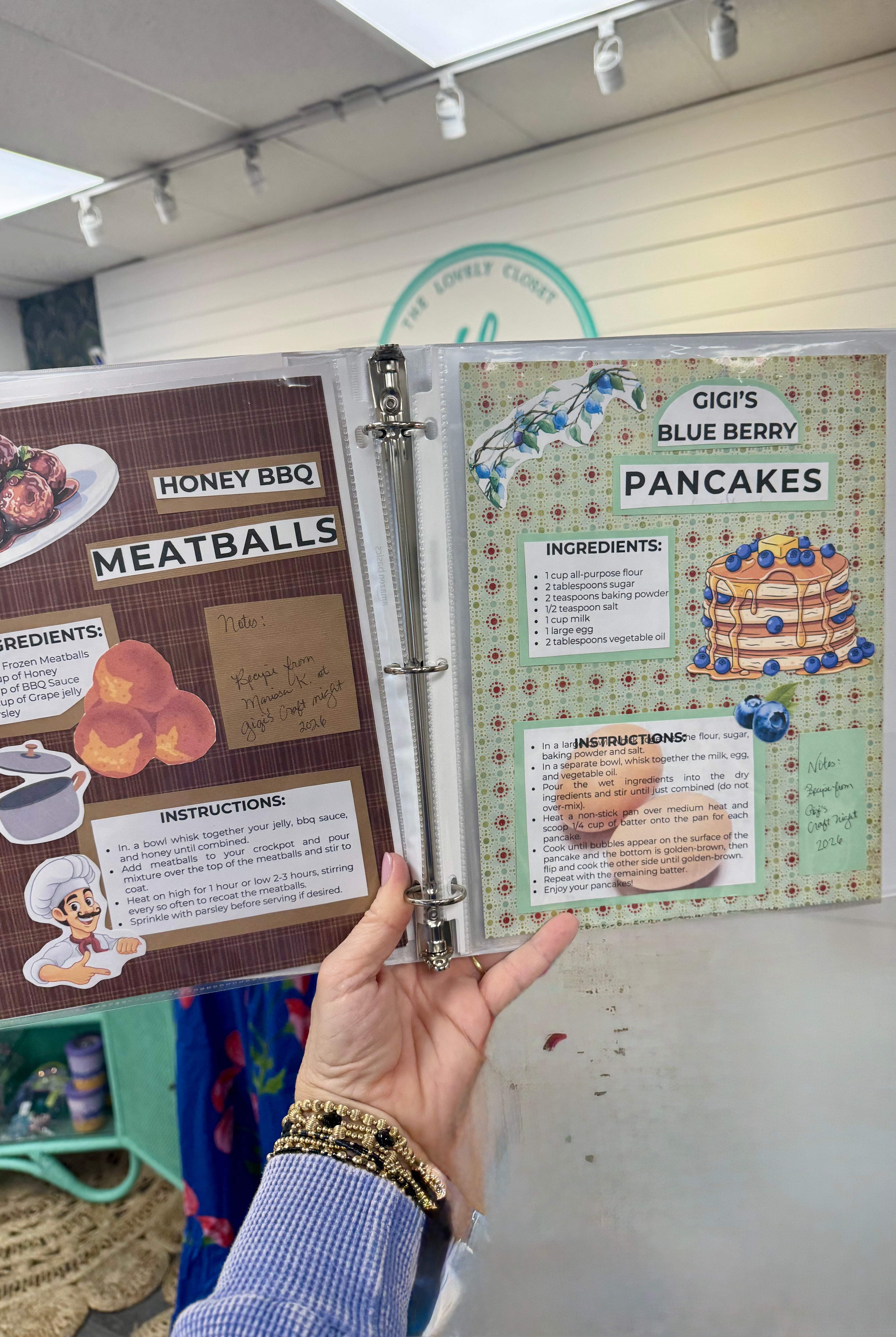 Gigi's Craft Night - Recipe Book-320 Home-The Lovely Closet-The Lovely Closet, Women's Fashion Boutique in Alexandria, KY