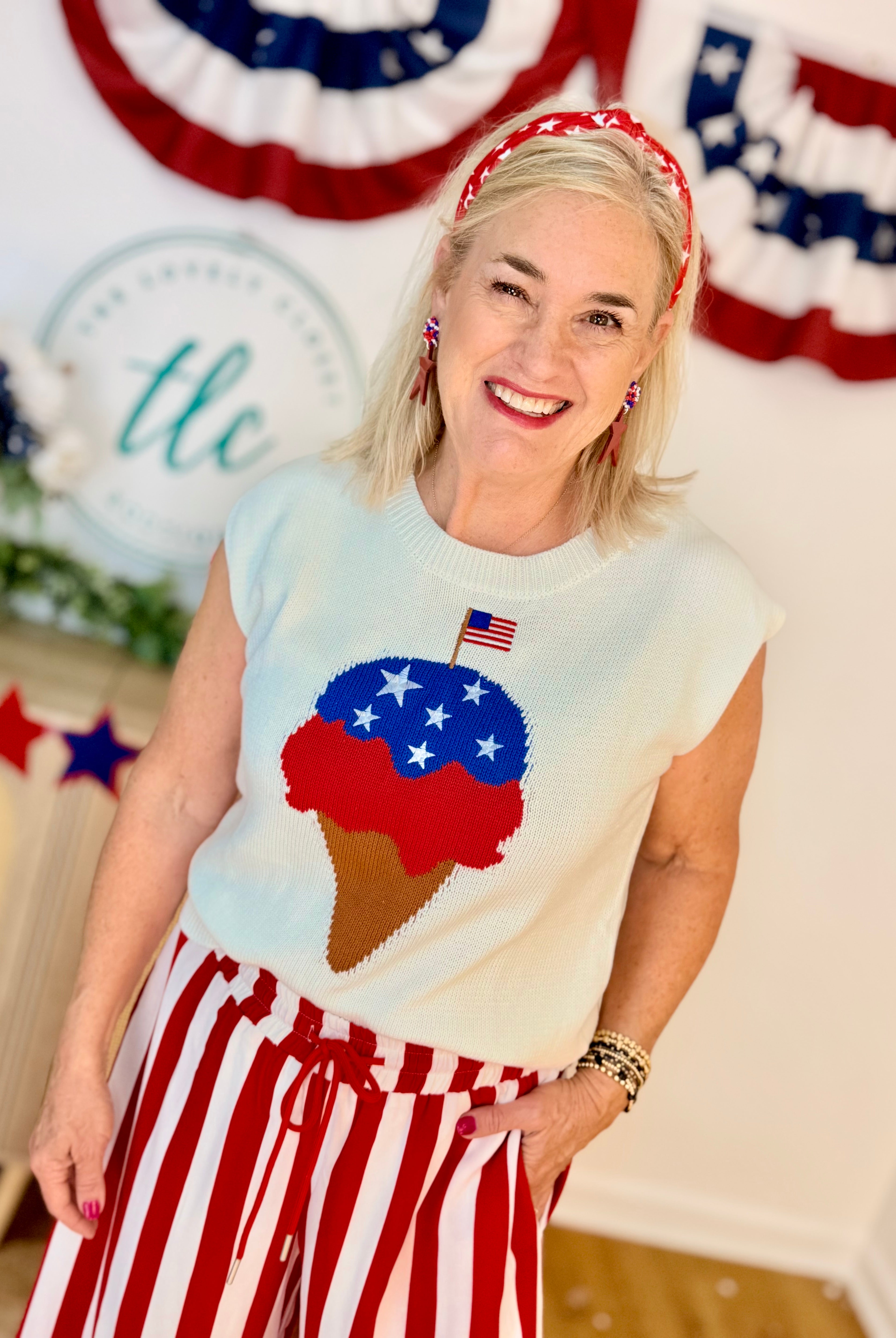 Sweet Summer Sleeveless Sweater-120 Sleeveless Tops-Anniewear-The Lovely Closet, Women's Fashion Boutique in Alexandria, KY