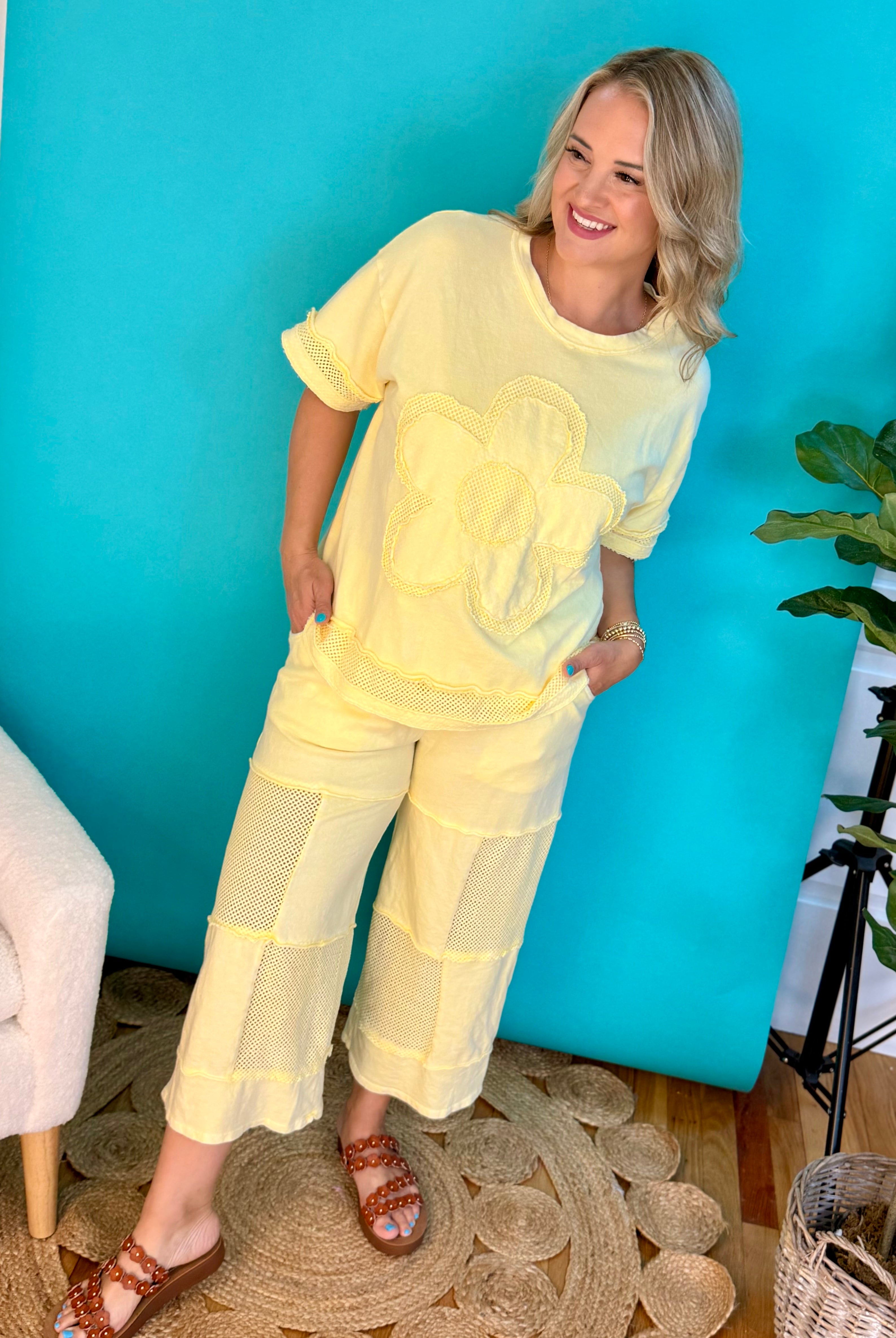 Sunshine Soul Mineral Wash Top-100 Short Sleeve Tops-J.Her-The Lovely Closet, Women's Fashion Boutique in Alexandria, KY