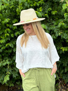 Summer Fun Straw Hat-300 Headwear-The Lovely Closet-The Lovely Closet, Women's Fashion Boutique in Alexandria, KY