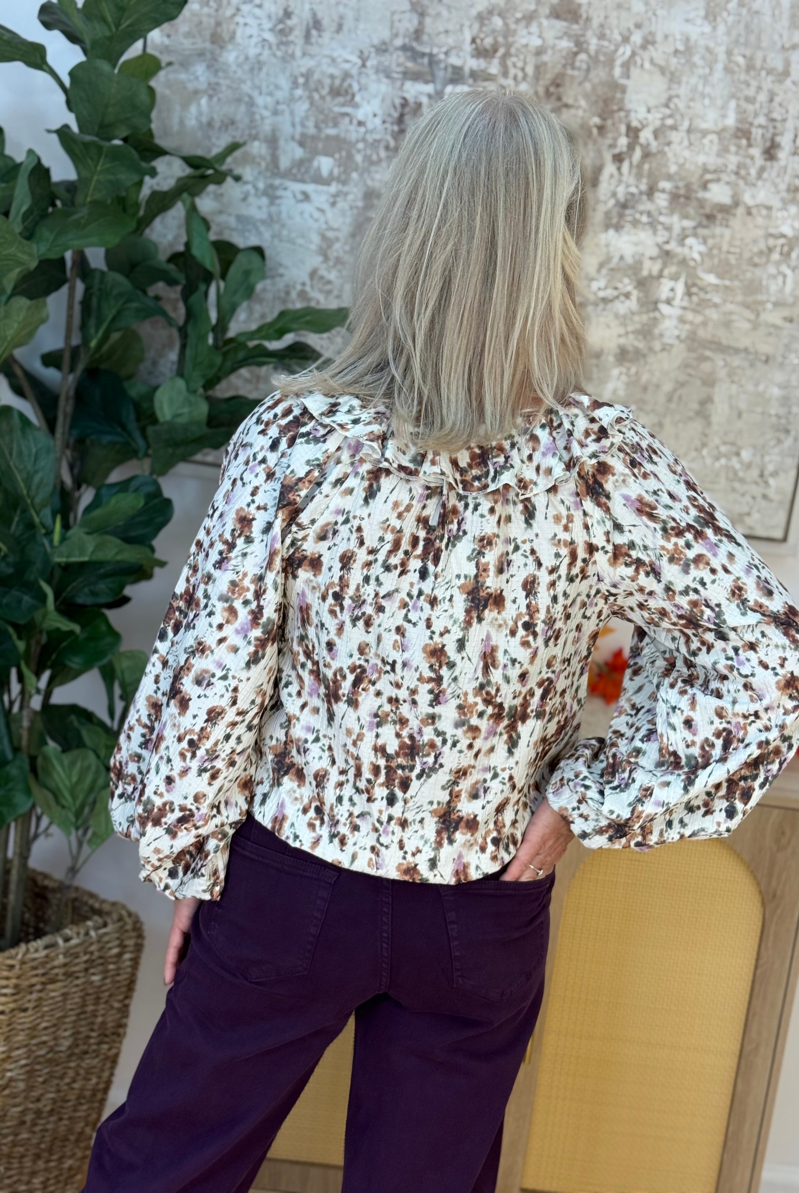 Plum Perfect Blouse-110 Long Sleeve Top-Anniewear-The Lovely Closet, Women's Fashion Boutique in Alexandria, KY