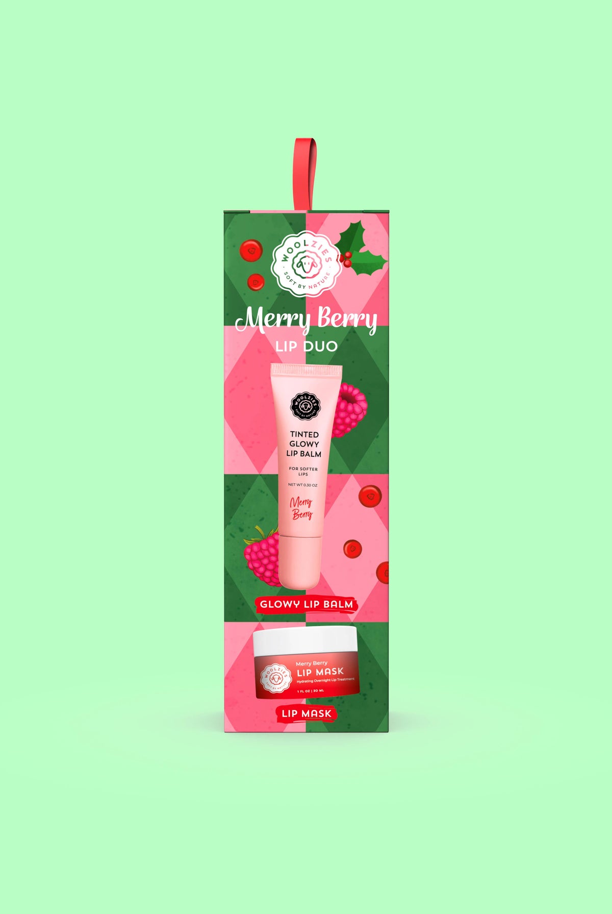 Merry Berry Lip Duo – Glowy Balm + Lip Mask-350 Holiday-Woolzies-The Lovely Closet, Women's Fashion Boutique in Alexandria, KY