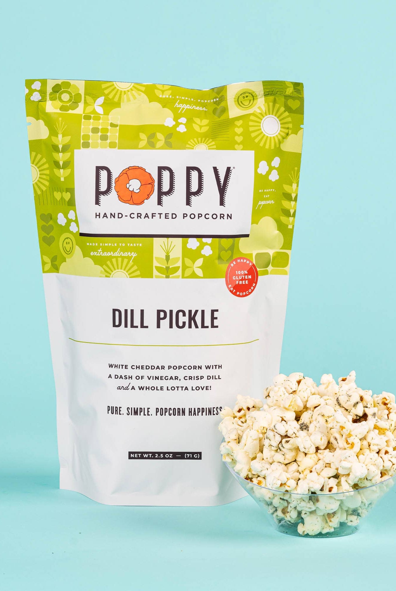 Dill Pickle Popcorn-330 Food-Poppy Hand-Crafted Popcorn-The Lovely Closet, Women's Fashion Boutique in Alexandria, KY