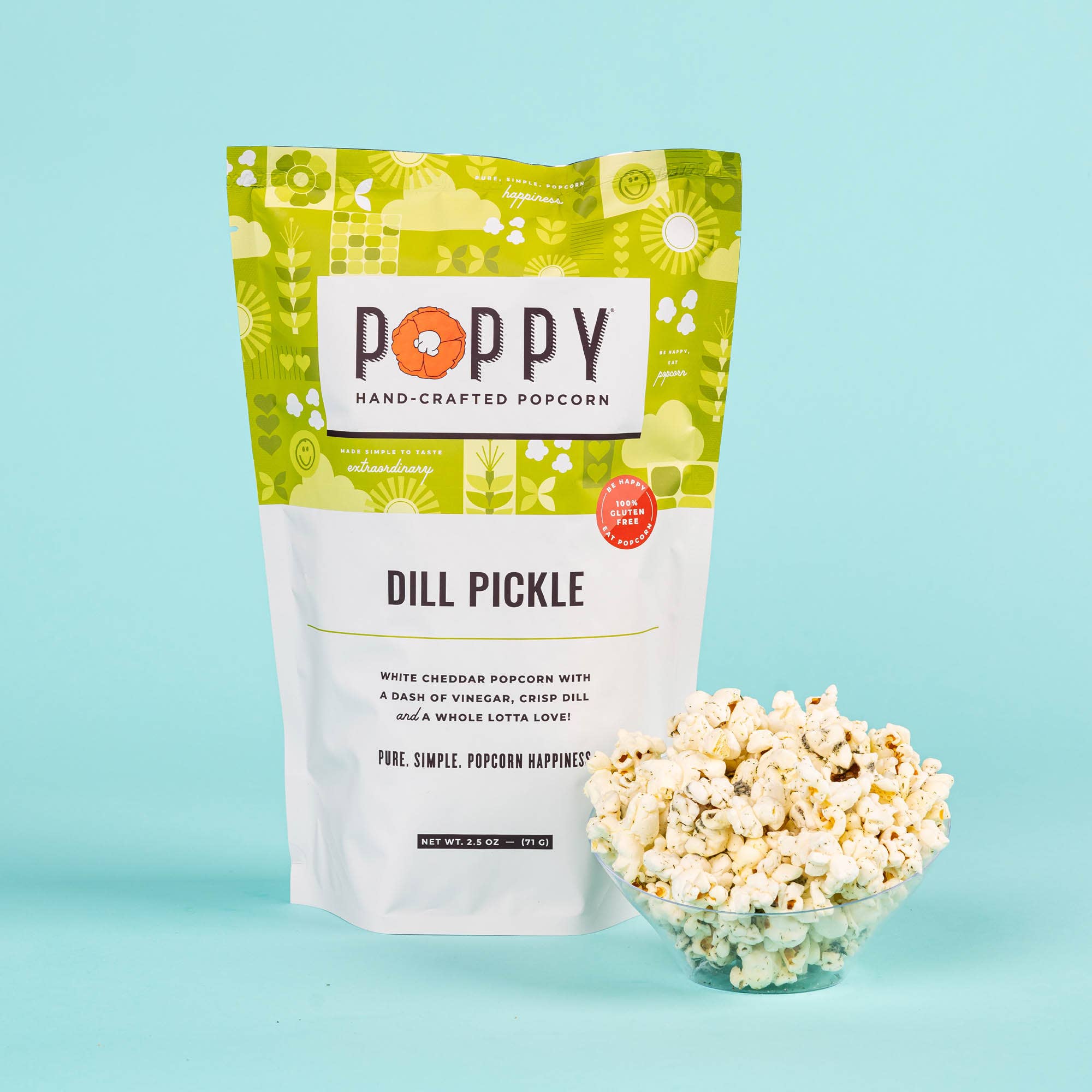 Dill Pickle Popcorn-330 Food-Poppy Hand-Crafted Popcorn-The Lovely Closet, Women's Fashion Boutique in Alexandria, KY