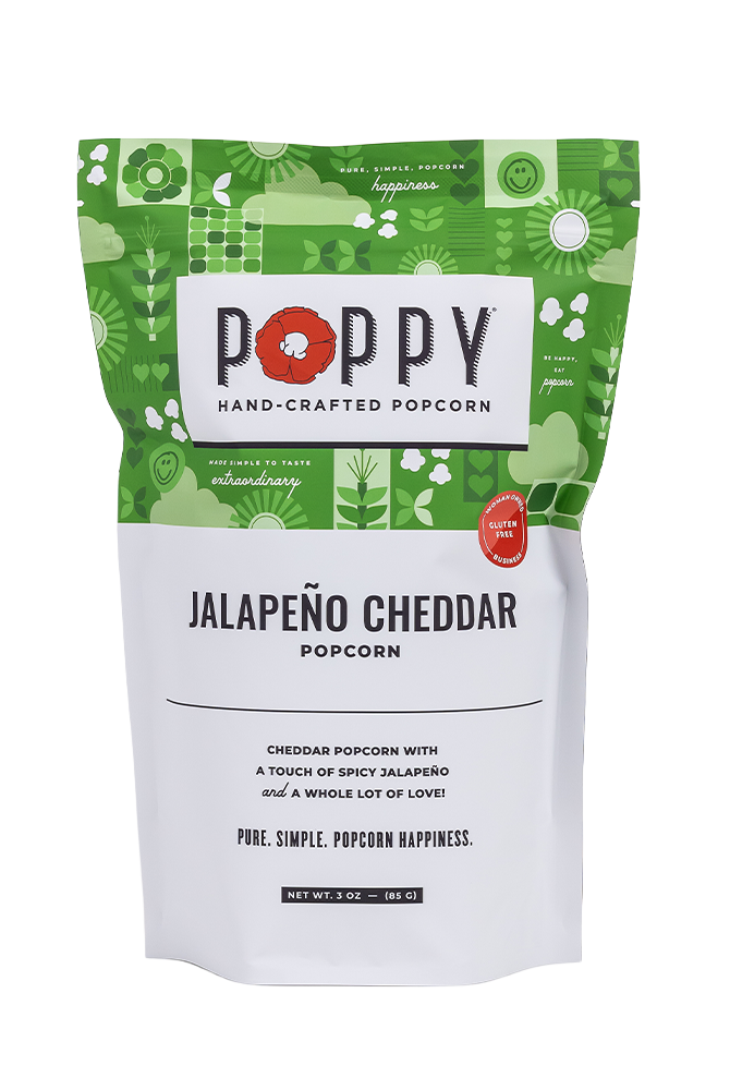 Jalapeño Cheddar Popcorn-330 Food-Poppy Hand-Crafted Popcorn-The Lovely Closet, Women's Fashion Boutique in Alexandria, KY