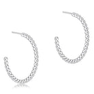 Beaded Classic 1.5" Hoop Sterling 3mm-260 eNewton-eNewton-The Lovely Closet, Women's Fashion Boutique in Alexandria, KY