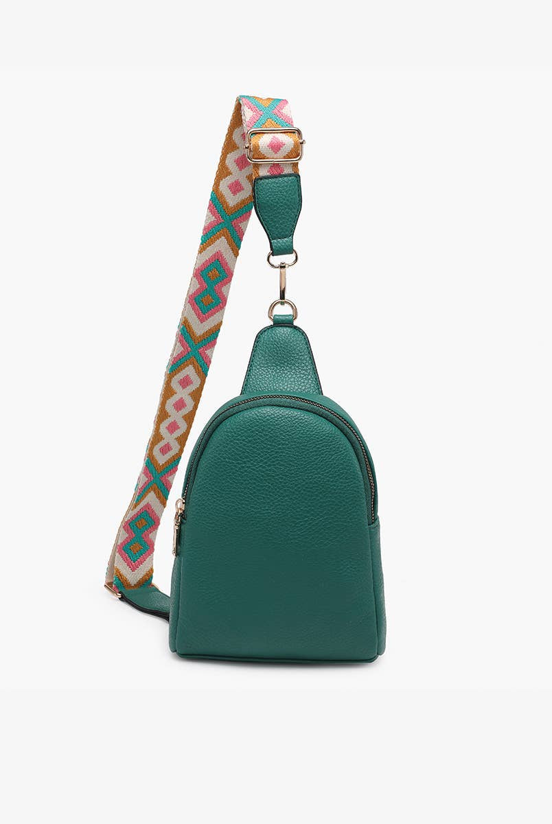 Ellen Sling Bag w/Removable Guitar Strap-290 Bag/Handbags-Jen & Co.-The Lovely Closet, Women's Fashion Boutique in Alexandria, KY