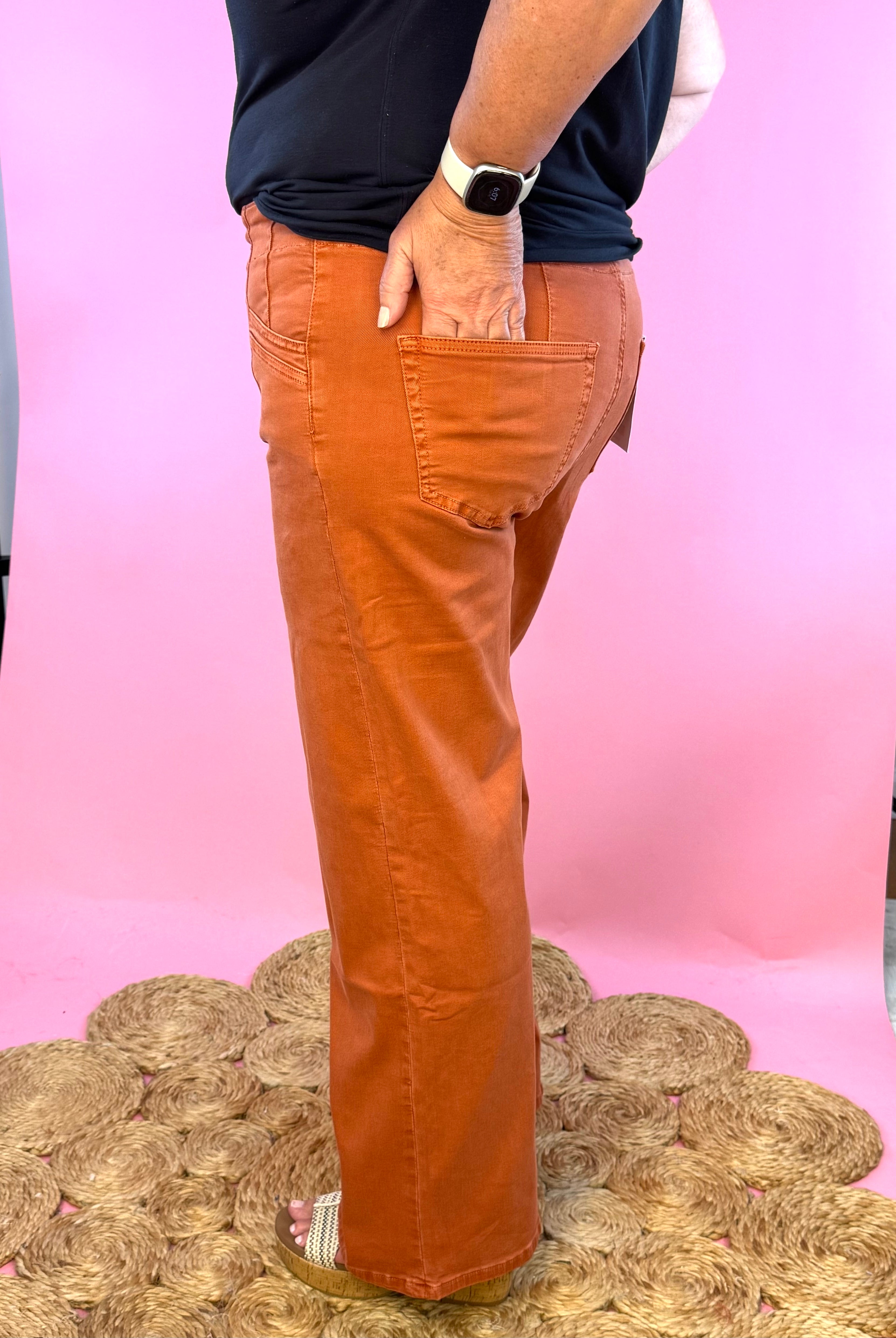 Mica High Rise Wide Leg Pants - Penny-210 Jeans-Mica Denim-The Lovely Closet, Women's Fashion Boutique in Alexandria, KY