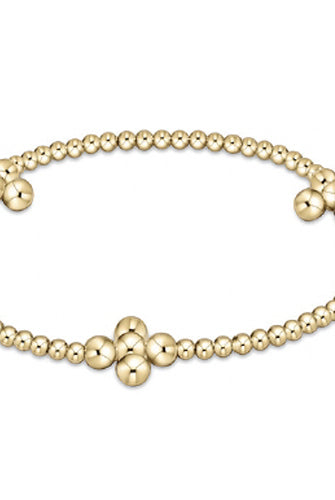 EXTENDS 2.5mm Signature Cross 4mm Beaded Bracelet-260 eNewton-eNewton-The Lovely Closet, Women's Fashion Boutique in Alexandria, KY