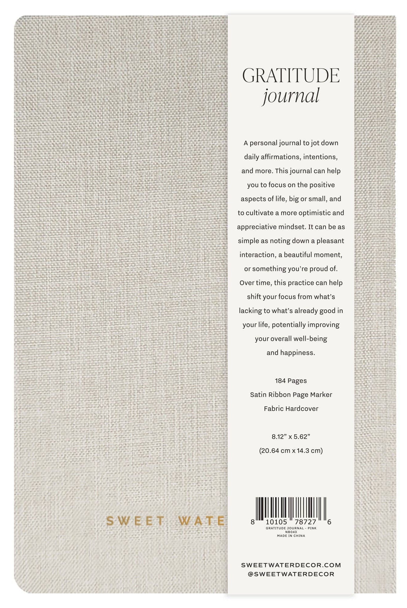 Gratitude Journal - Daily Prompted Journal-310 Gift-Sweet Water Decor-The Lovely Closet, Women's Fashion Boutique in Alexandria, KY