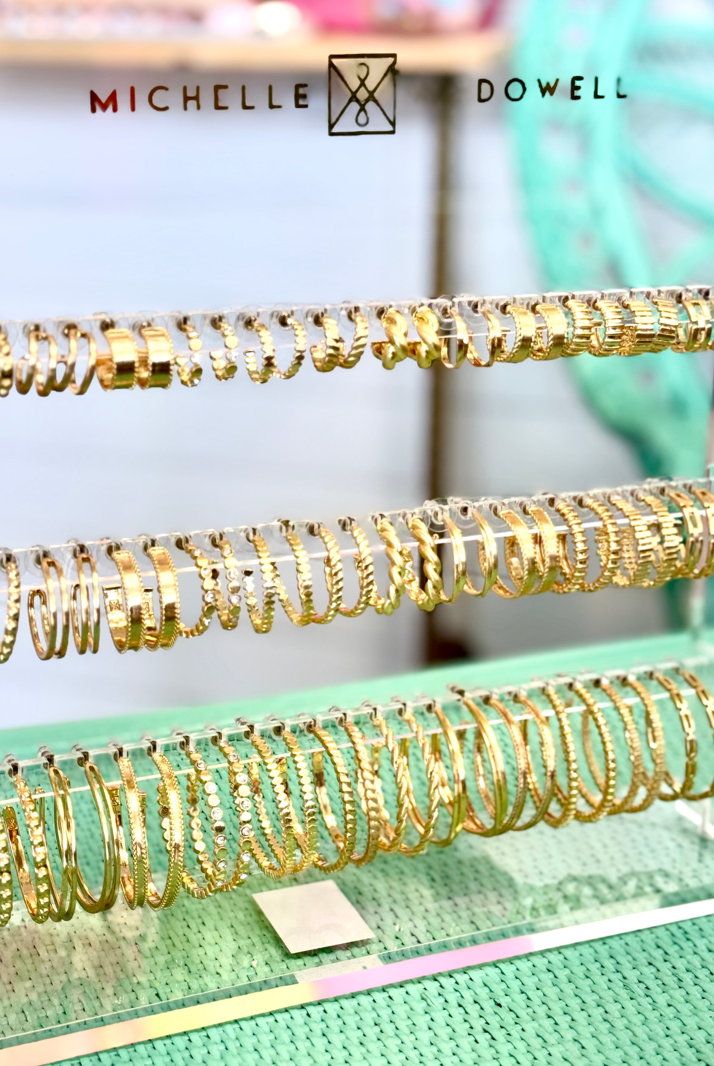 Michelle McDowell Golden Hour Hoop Bar-250 Jewelry-Michelle McDowell-The Lovely Closet, Women's Fashion Boutique in Alexandria, KY