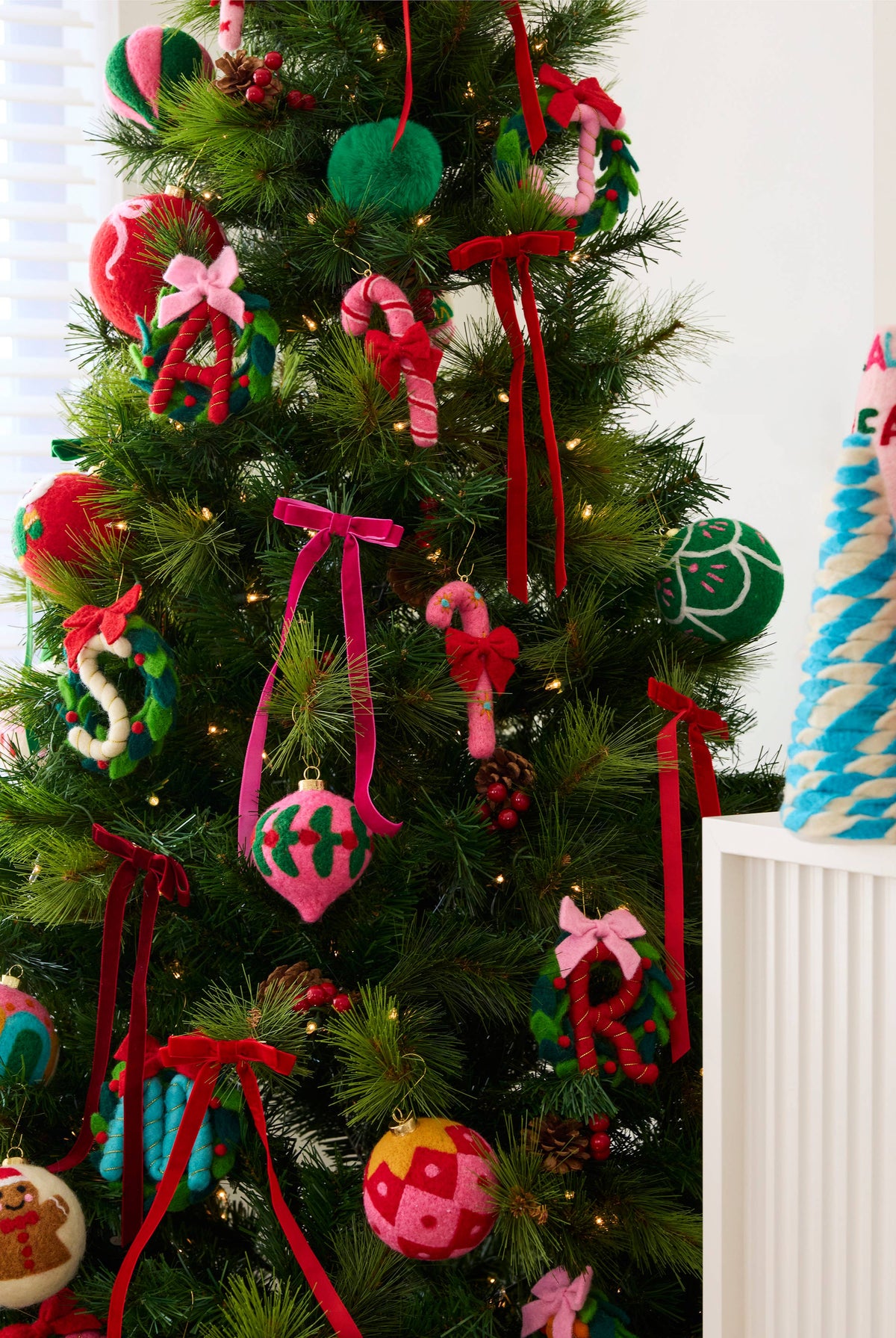 Initial Wreath Ornaments-350 Holiday-Shiraleah-The Lovely Closet, Women's Fashion Boutique in Alexandria, KY