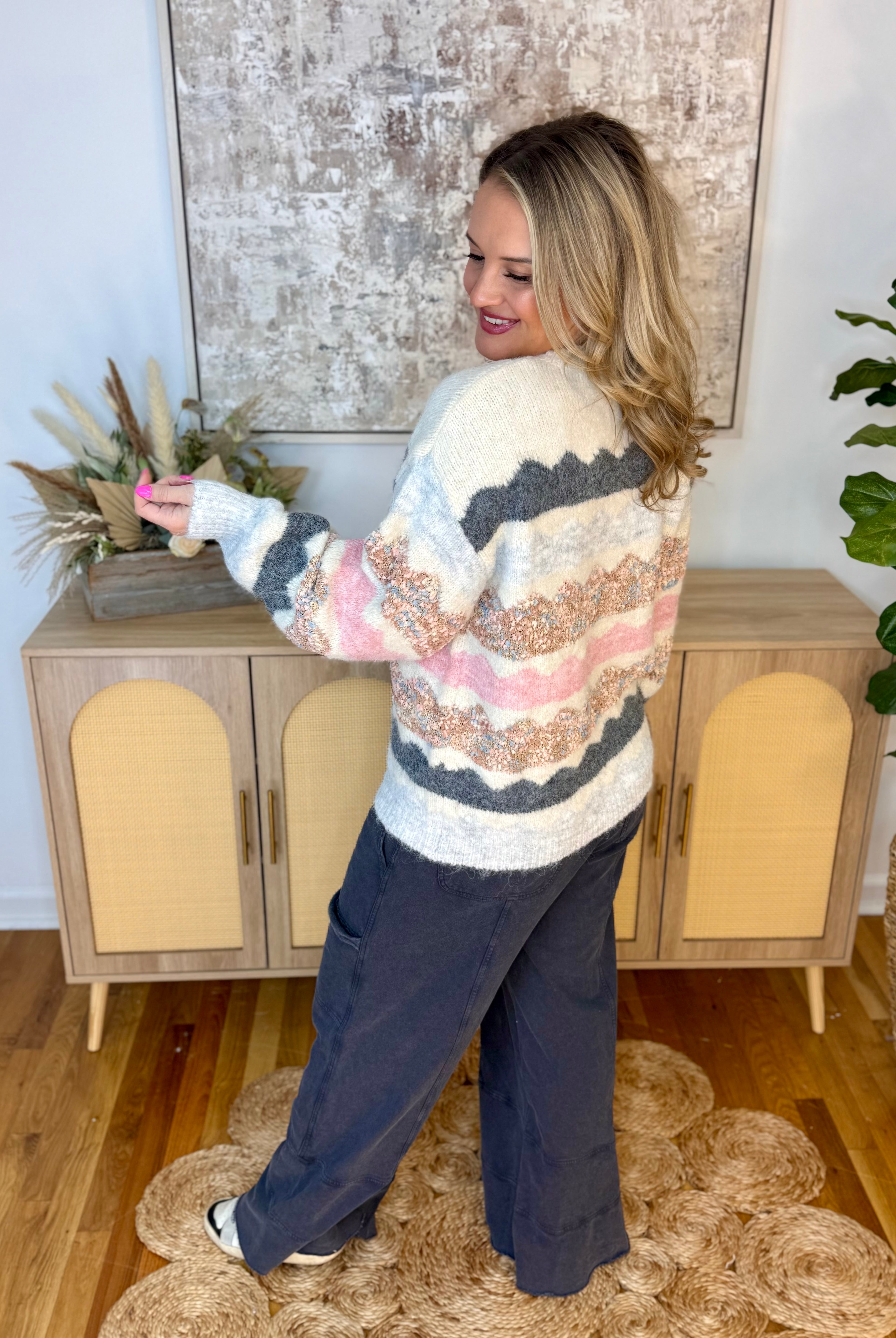 Cozy Knitted Sweater-140 Sweaters-Vine & Love-The Lovely Closet, Women's Fashion Boutique in Alexandria, KY