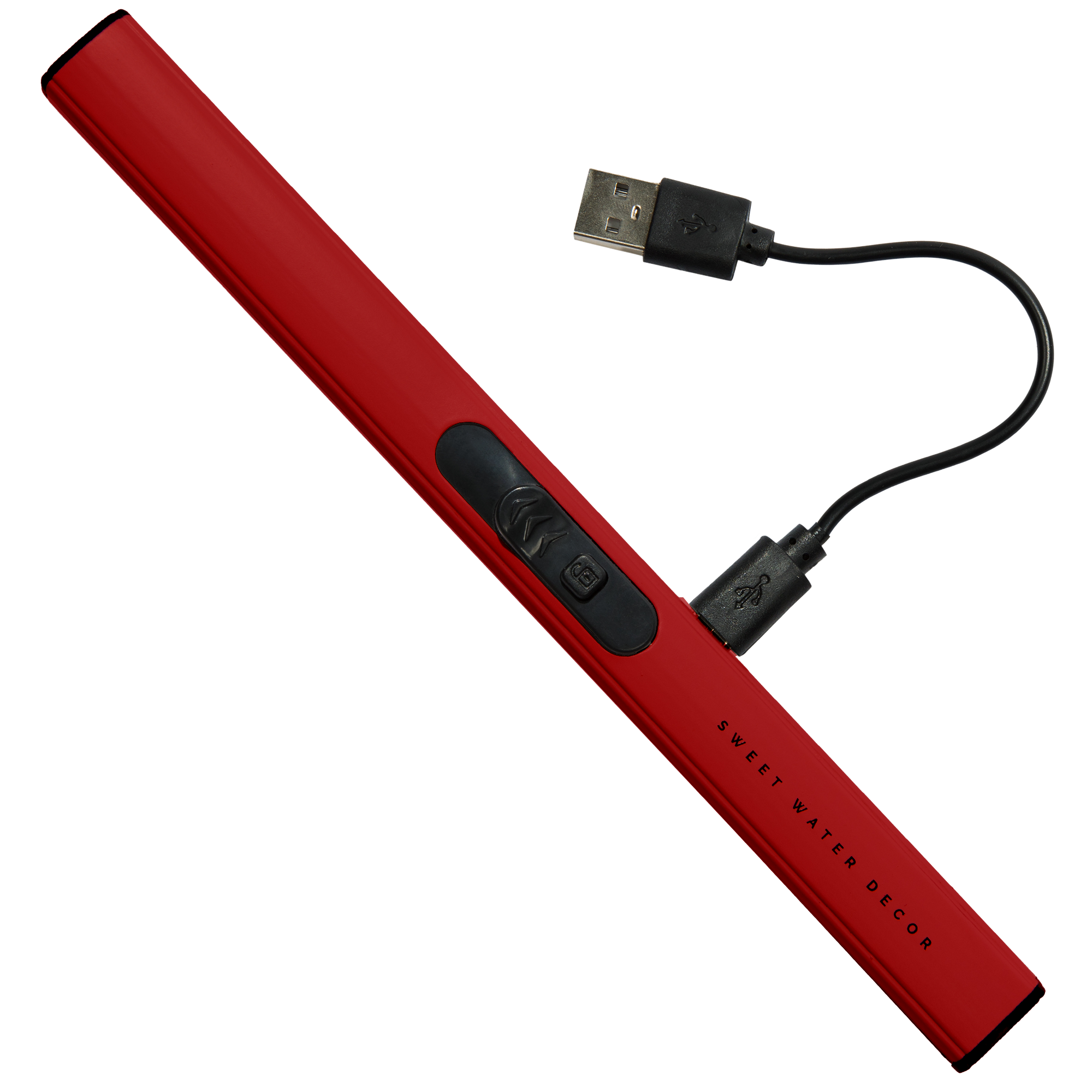 Red Rechargeable Electric Lighter-310 Gift-Sweet Water Decor-The Lovely Closet, Women's Fashion Boutique in Alexandria, KY