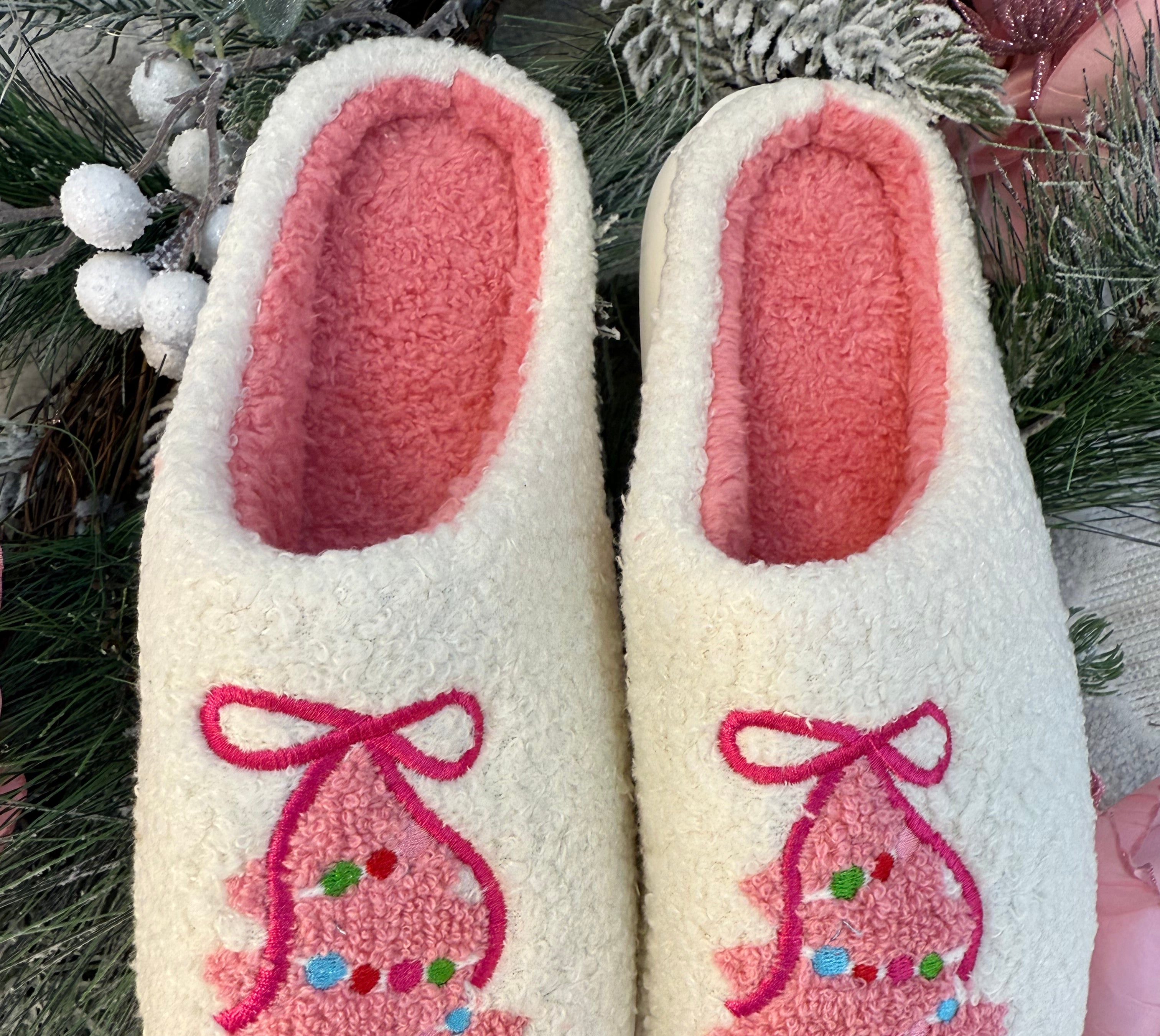 PINK-mas Slippers-350 Holiday-Jess Lea-The Lovely Closet, Women's Fashion Boutique in Alexandria, KY