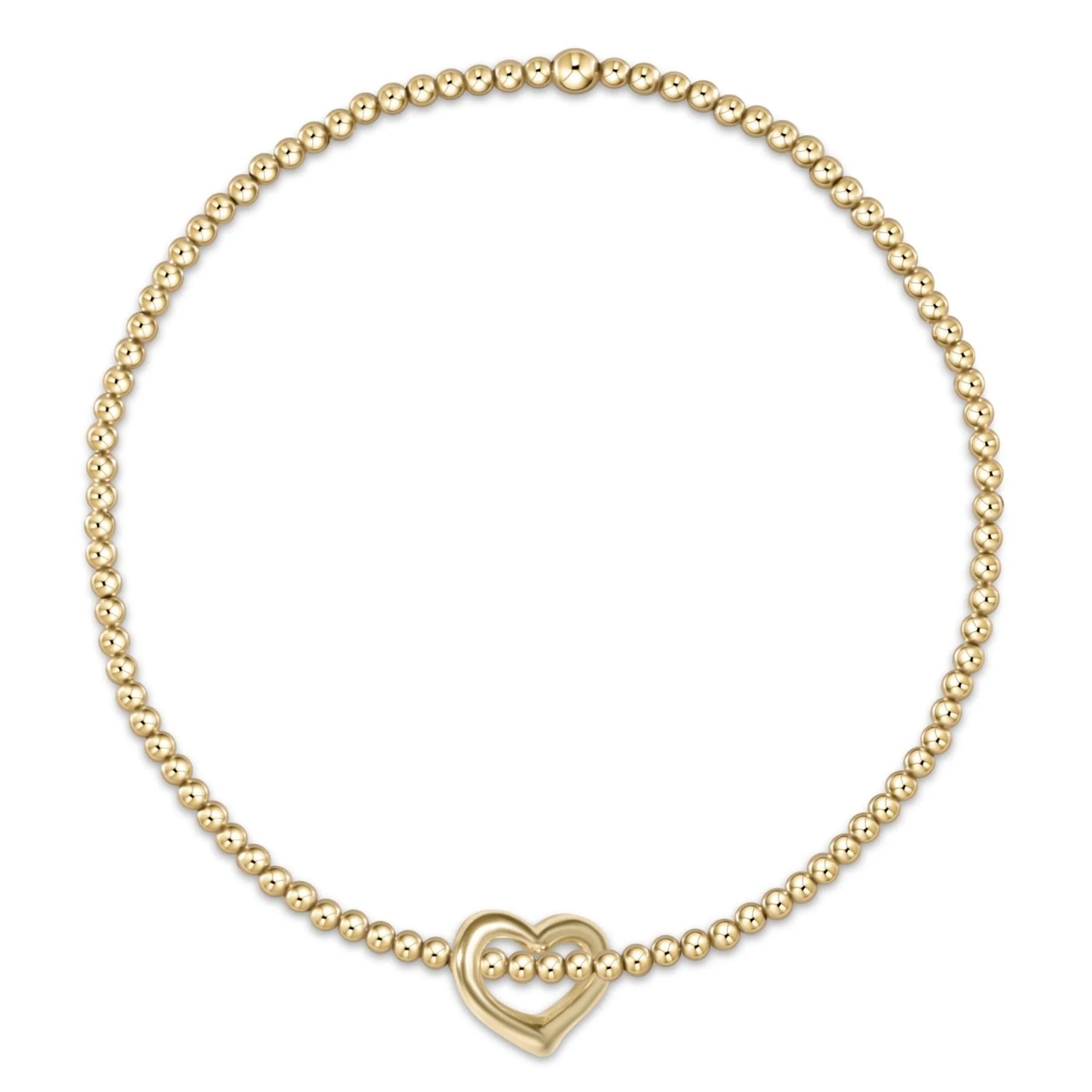 EXTENDS Love Small Gold Charm Bracelet-260 eNewton-eNewton-The Lovely Closet, Women's Fashion Boutique in Alexandria, KY