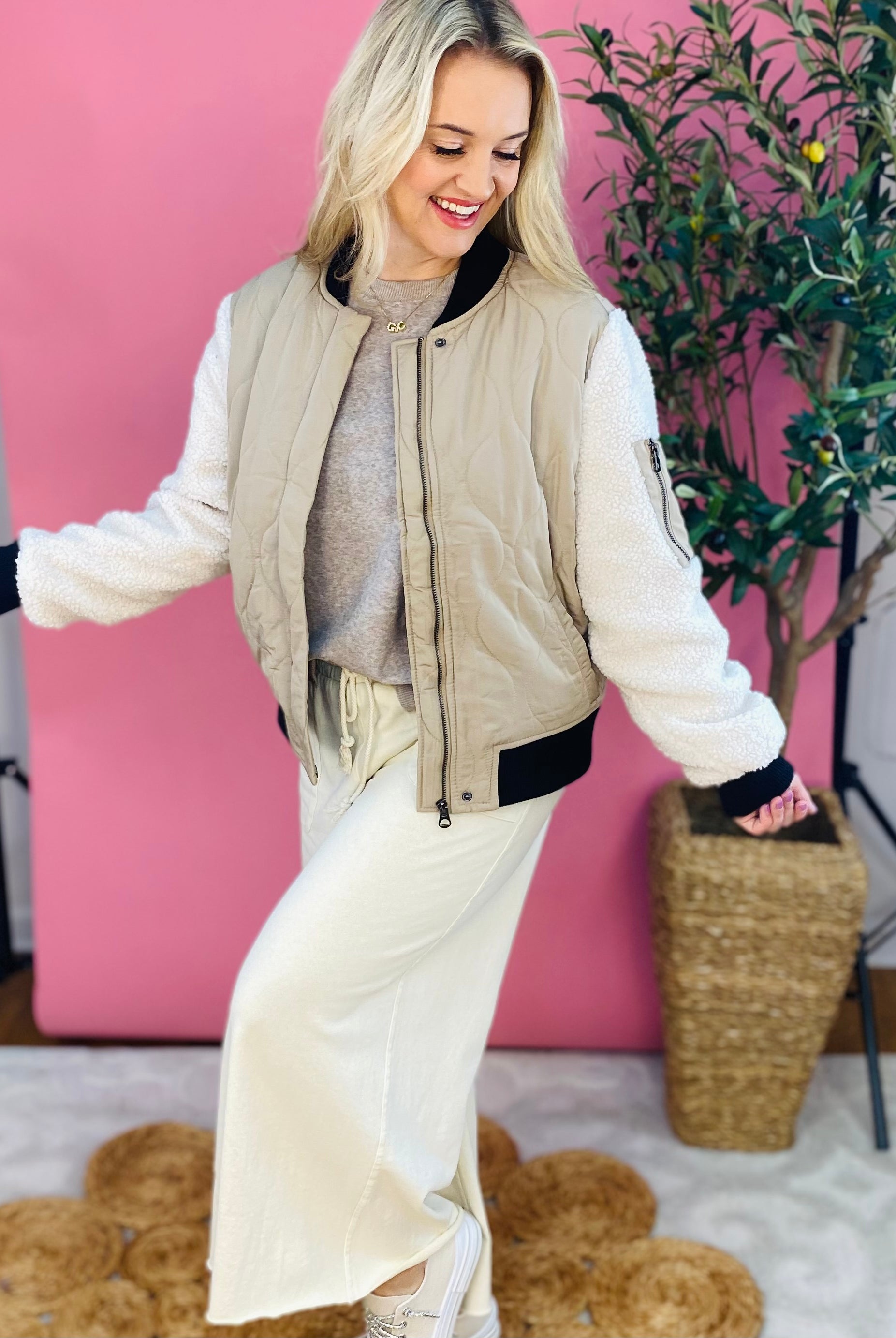 The Cool Girl Bomber Jacket-999 History-The Lovely Closet-The Lovely Closet, Women's Fashion Boutique in Alexandria, KY