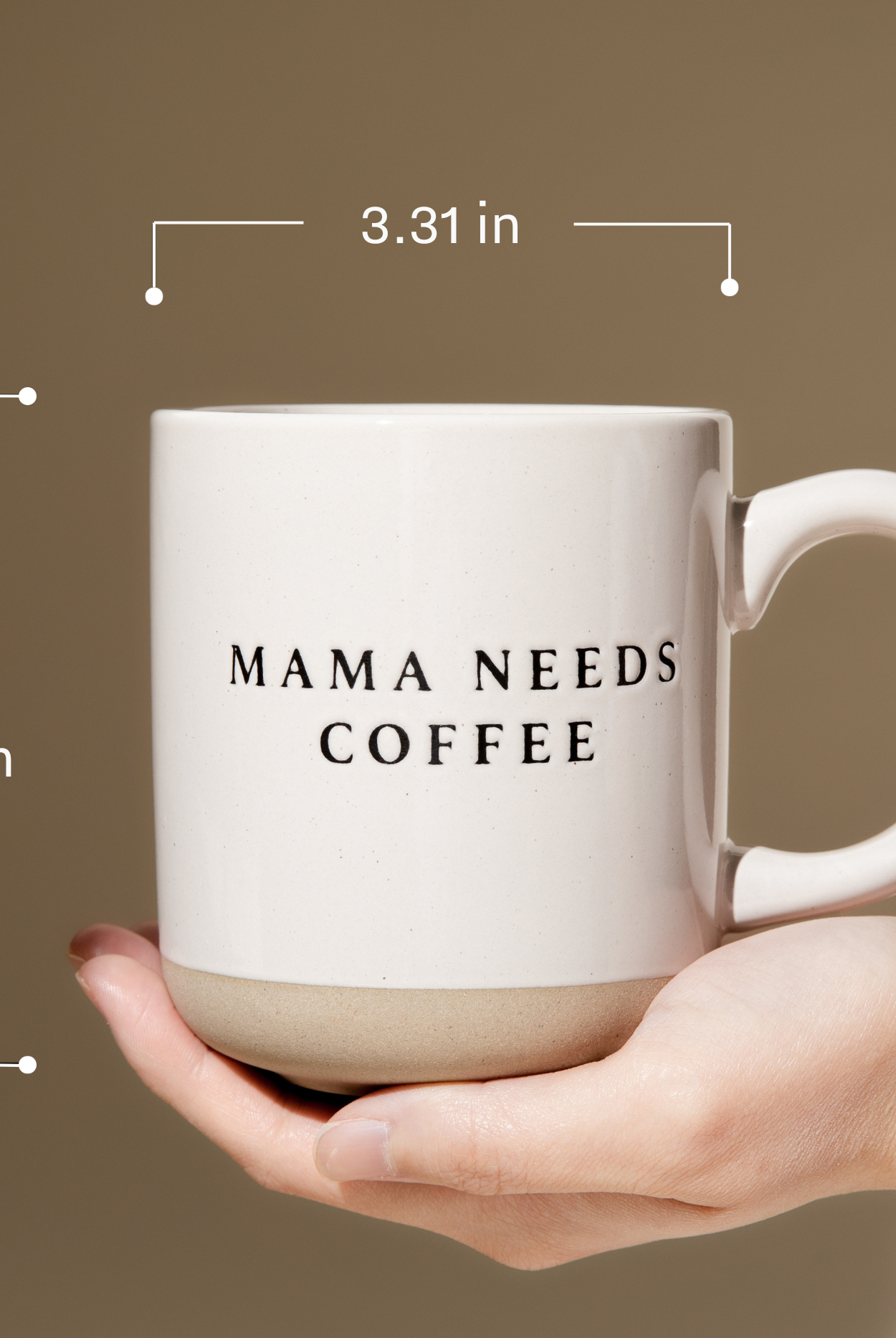 Gingerbread Stoneware Coffee Mug-310 Gift-Sweet Water Decor-The Lovely Closet, Women's Fashion Boutique in Alexandria, KY