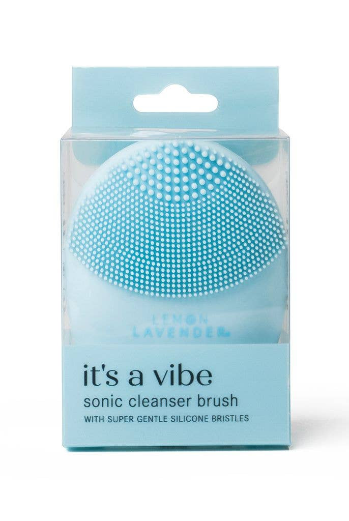 Lemon Lavender It's a Vibe Sonic Cleanser Brush-310 Gift-DM Merchandising-The Lovely Closet, Women's Fashion Boutique in Alexandria, KY