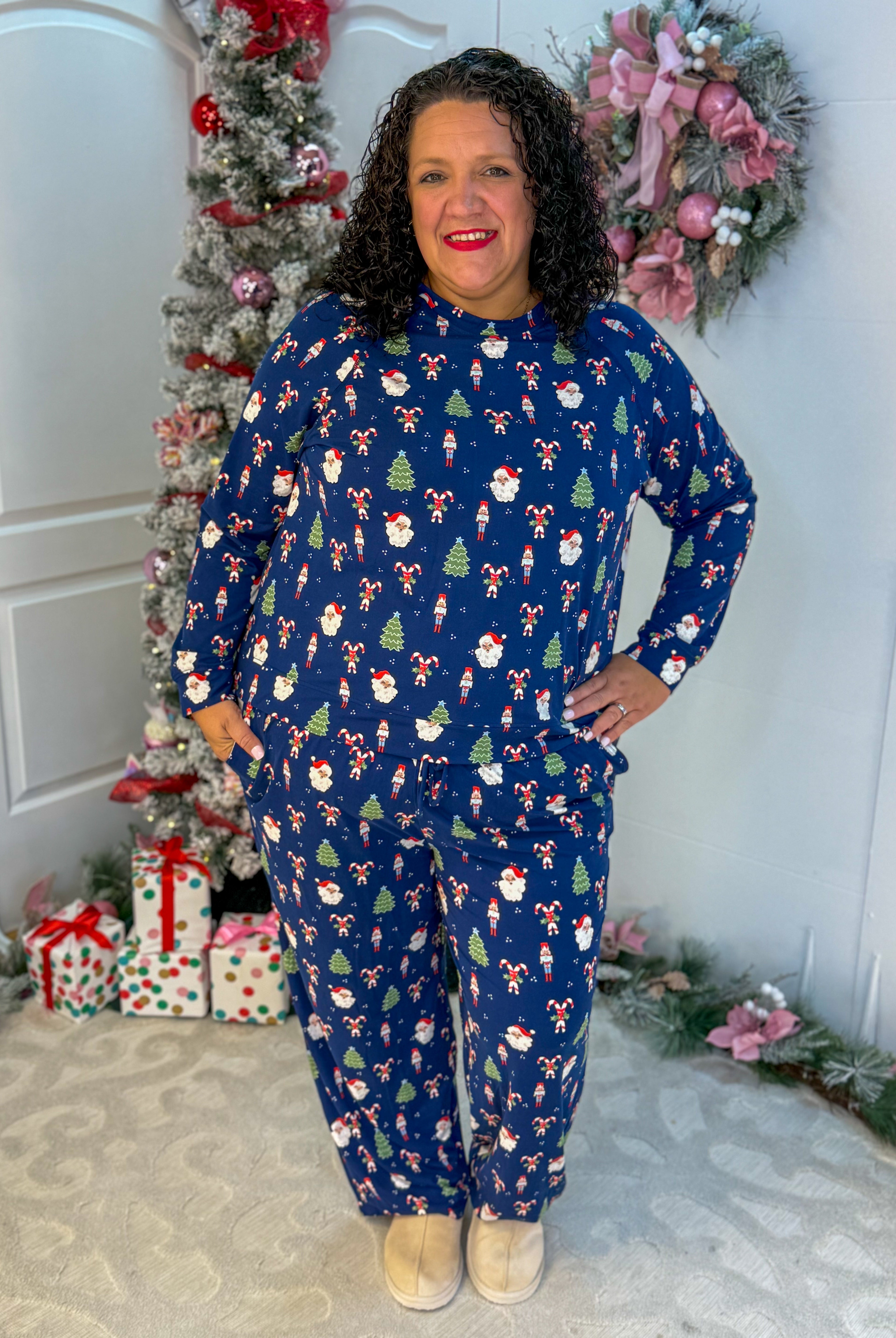 Mary Square Peppermint Pine Family - Womens-350 Holiday-Mary Square-The Lovely Closet, Women's Fashion Boutique in Alexandria, KY