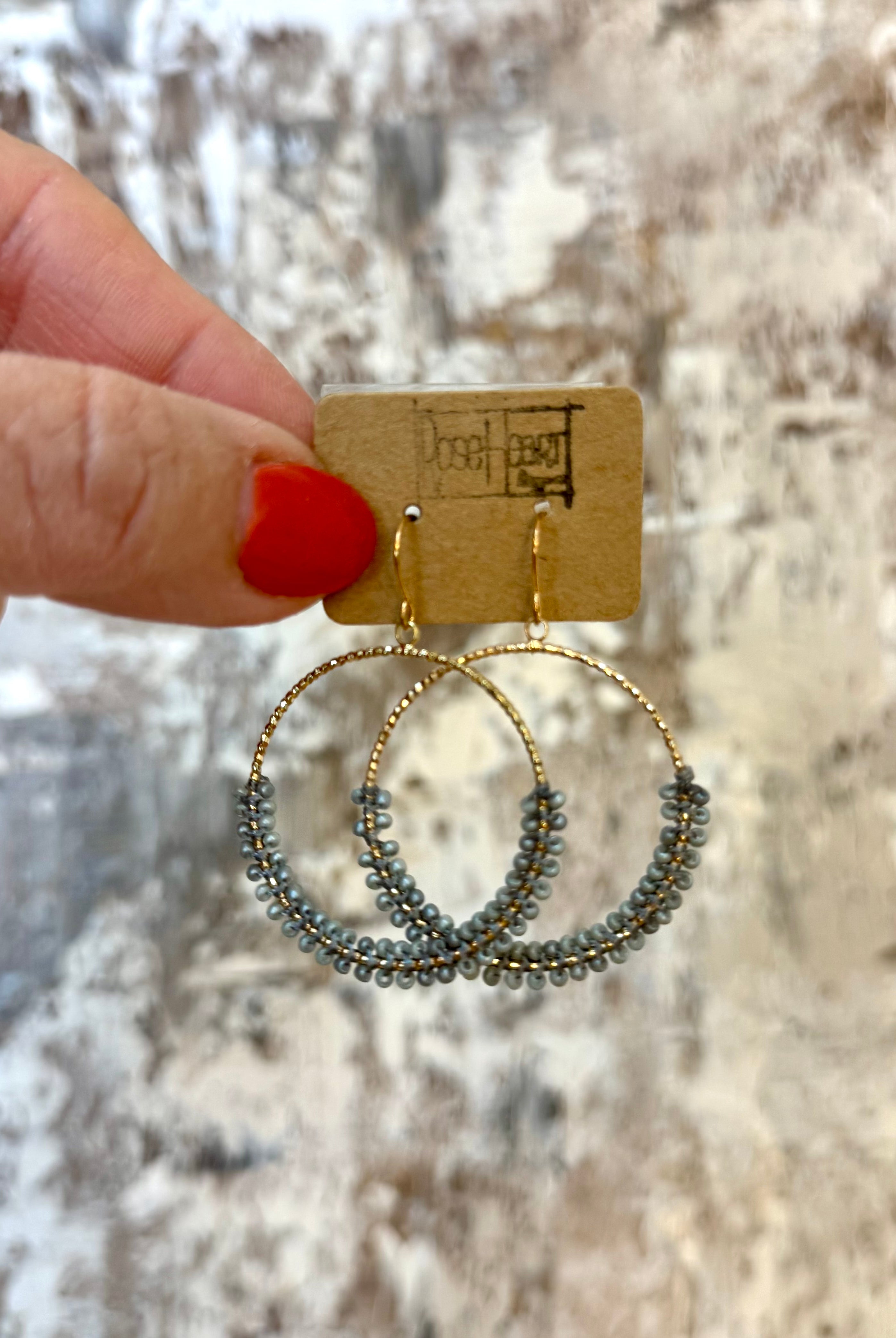 RoseHeart Earrings - Dressed for Fall-180 Dresses-RH-The Lovely Closet, Women's Fashion Boutique in Alexandria, KY