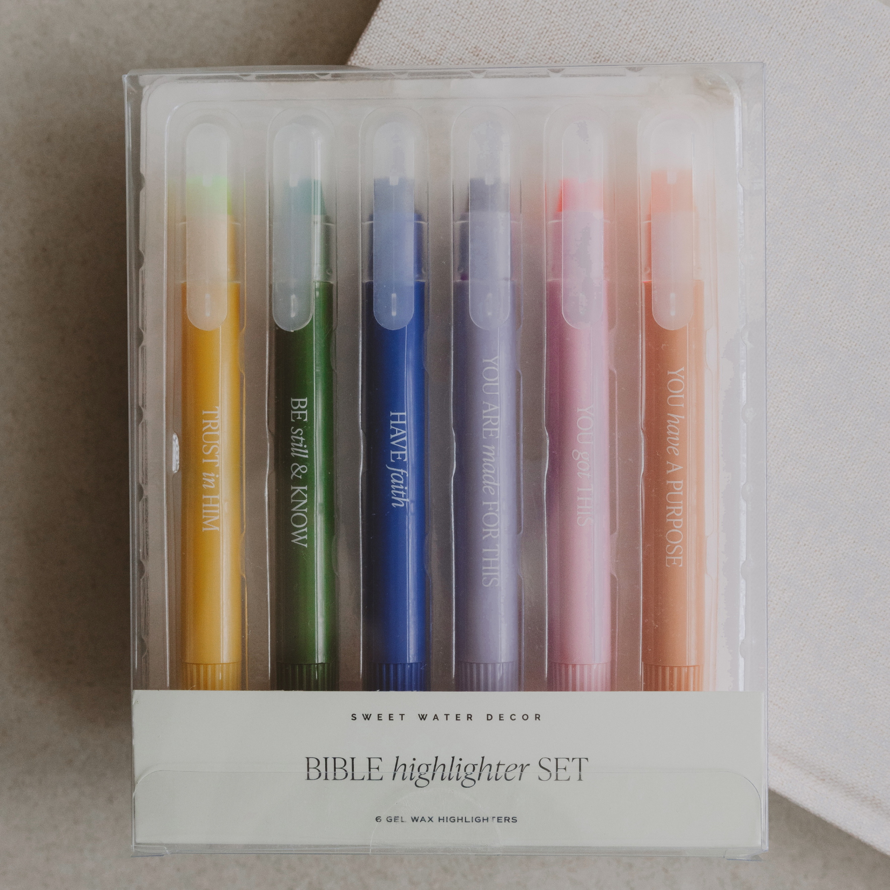 Wax Bible Highlighter Set-310 Gift-Sweet Water Decor-The Lovely Closet, Women's Fashion Boutique in Alexandria, KY