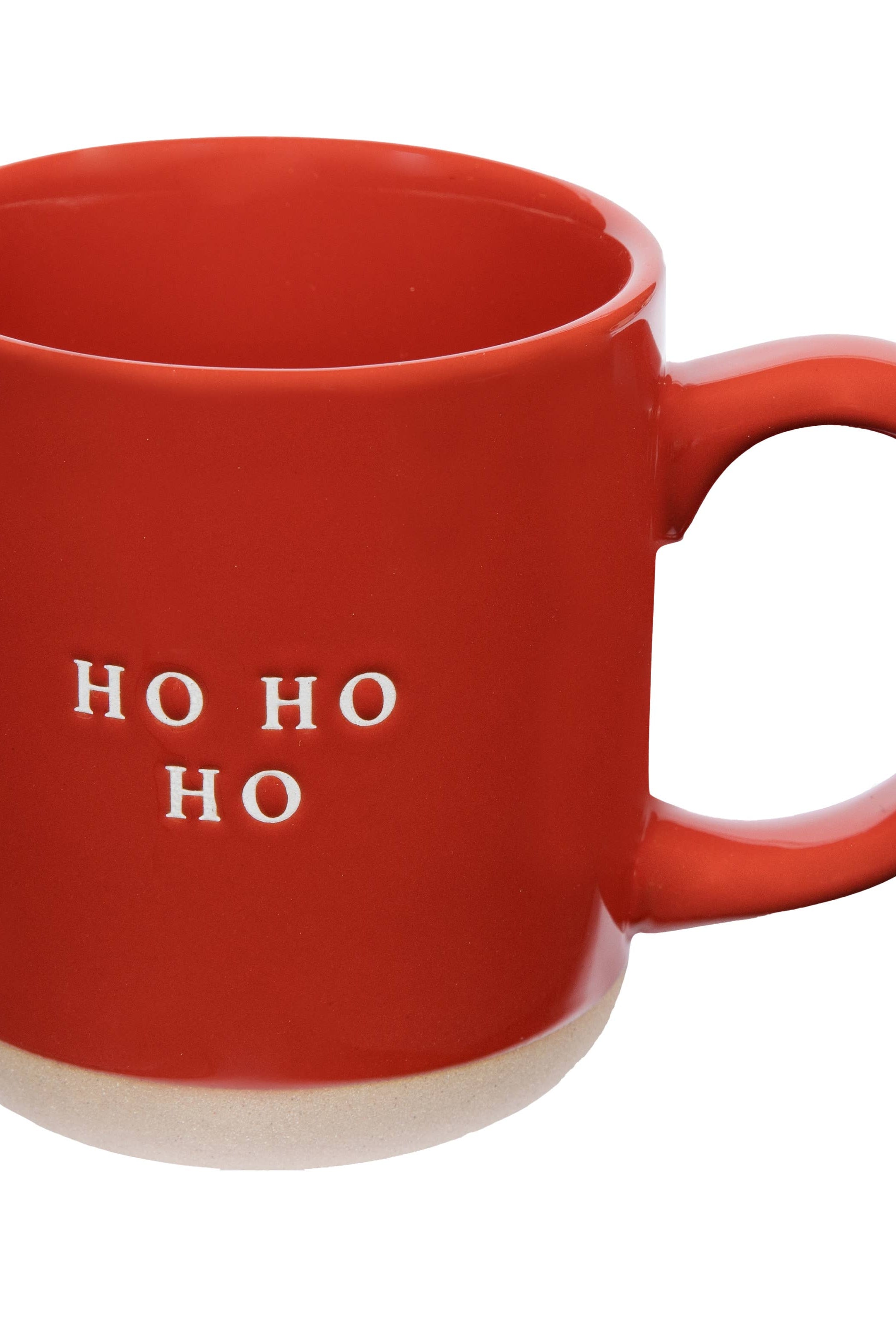Ho Ho Ho Red Stoneware Coffee Mug-310 Gift-Sweet Water Decor-The Lovely Closet, Women's Fashion Boutique in Alexandria, KY