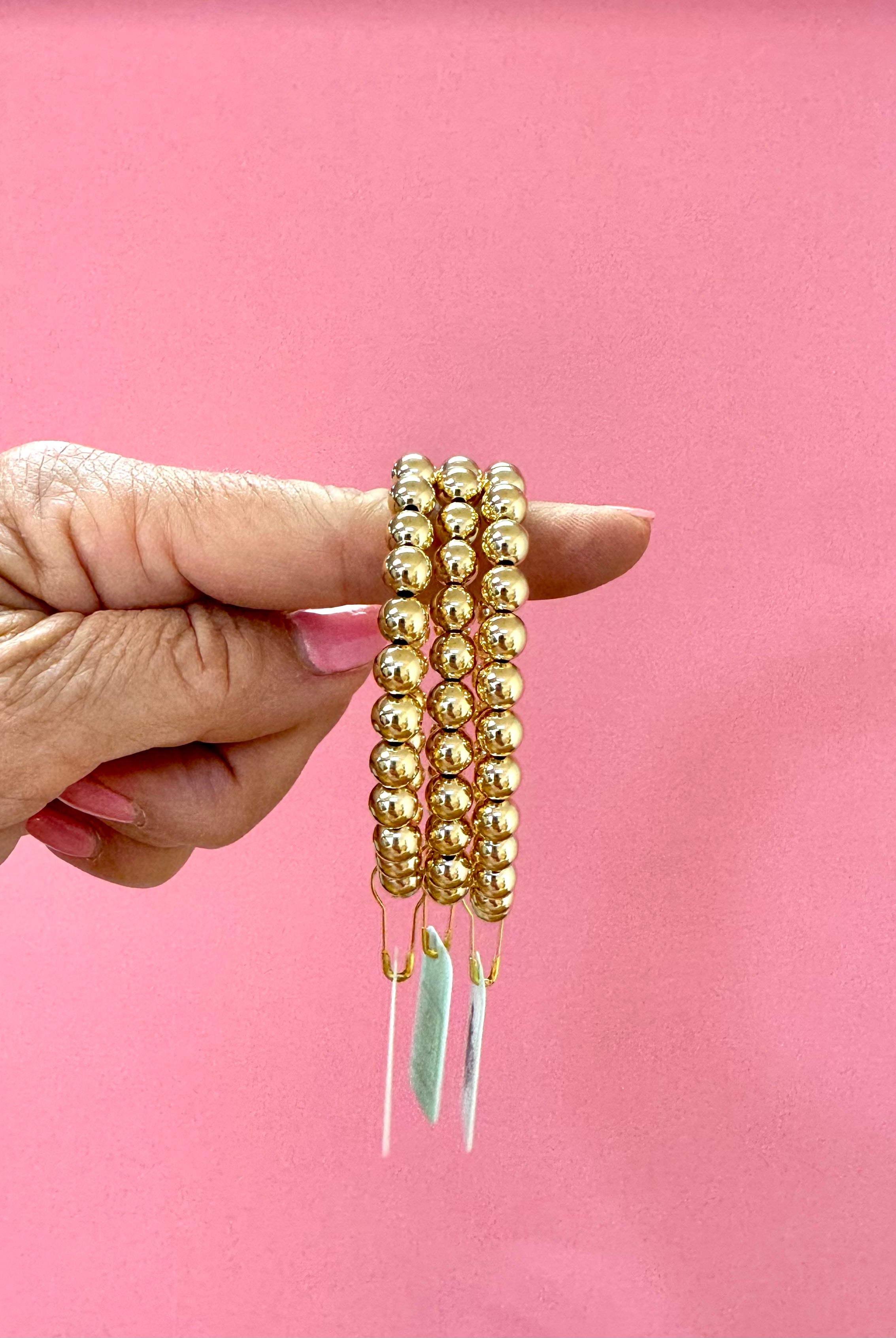 Classic Gold 7mm Bracelet-260 eNewton-eNewton-The Lovely Closet, Women's Fashion Boutique in Alexandria, KY
