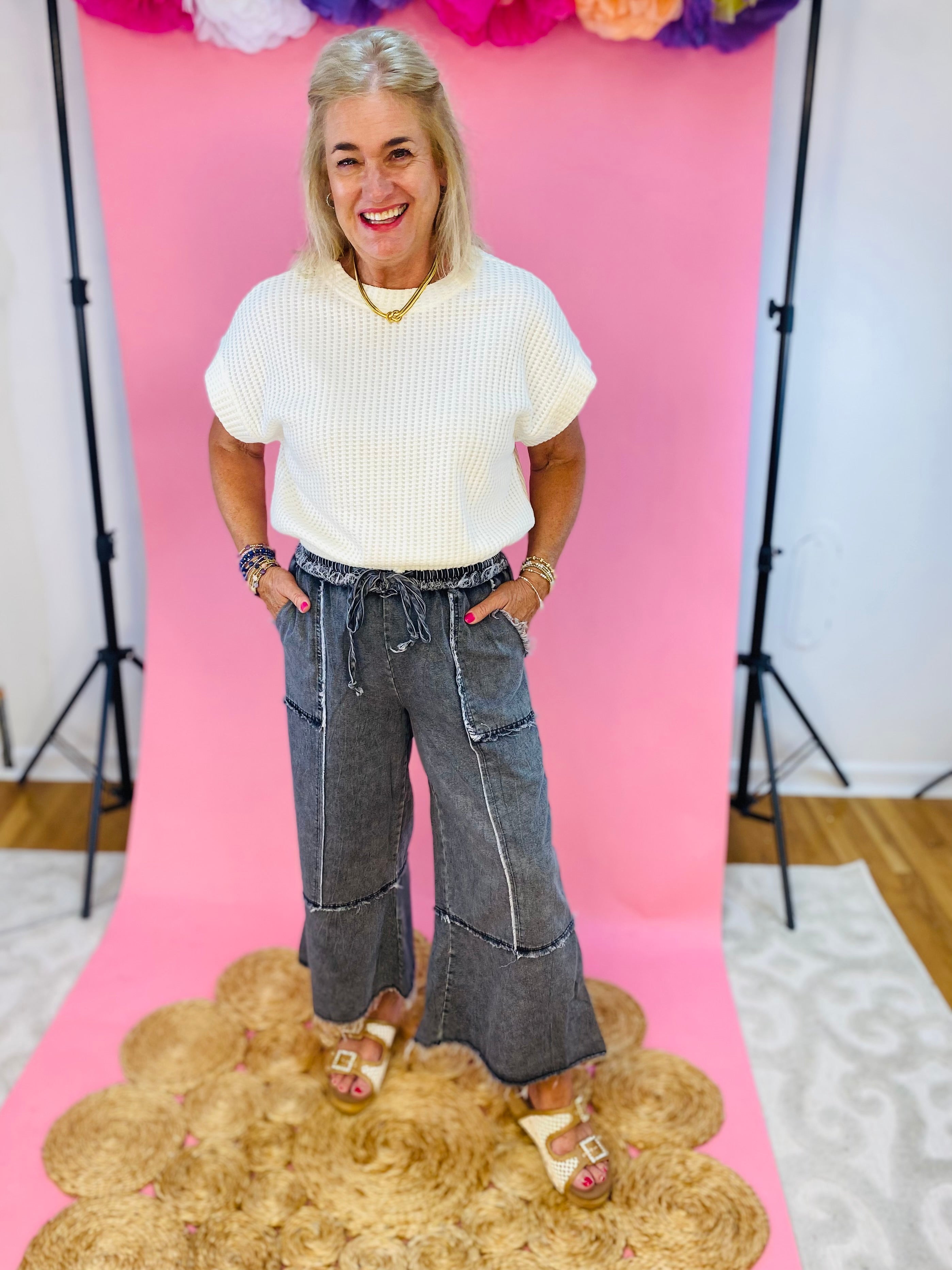 Mineral Wash Denim - Ash-240 Pants-Sage + Fig-The Lovely Closet, Women's Fashion Boutique in Alexandria, KY