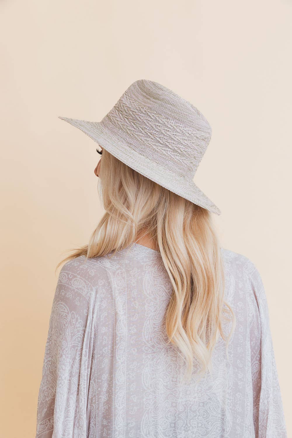 Classic Wide Brim Straw Hat - Ivory-300 Headwear-Leto Accessories-The Lovely Closet, Women's Fashion Boutique in Alexandria, KY