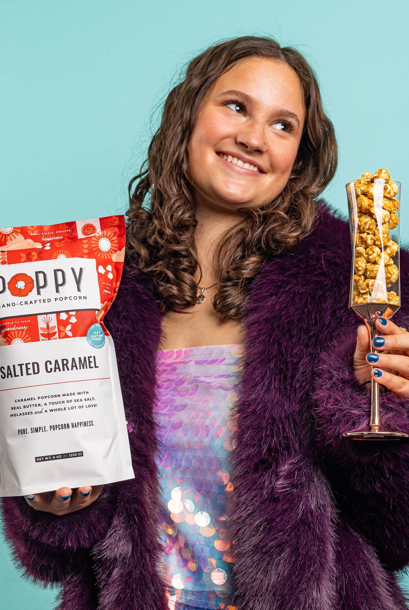 Salted Caramel Popcorn-330 Food-Poppy Hand-Crafted Popcorn-The Lovely Closet, Women's Fashion Boutique in Alexandria, KY