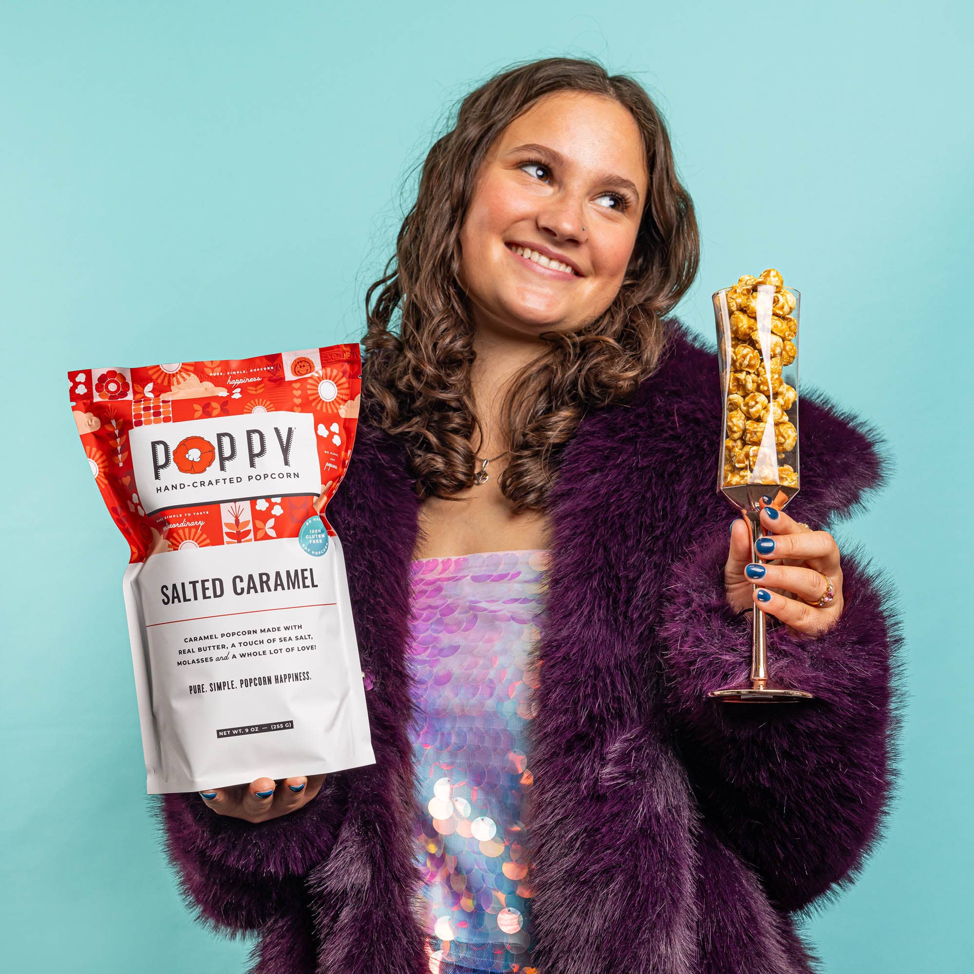 Salted Caramel Popcorn-330 Food-Poppy Hand-Crafted Popcorn-The Lovely Closet, Women's Fashion Boutique in Alexandria, KY