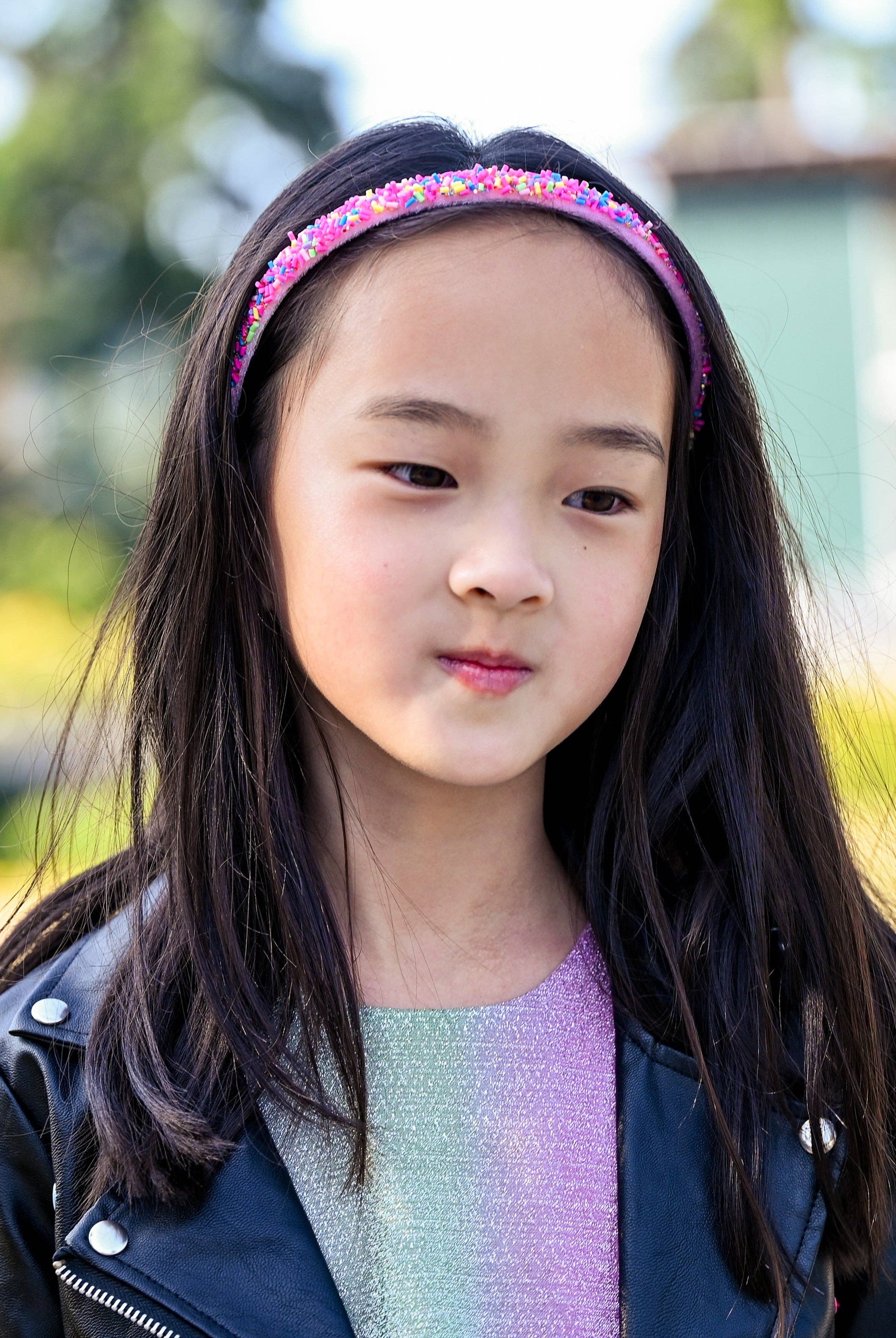 Thin Sprinkle Headband - Purple-310 Gift-Frog Sac-The Lovely Closet, Women's Fashion Boutique in Alexandria, KY